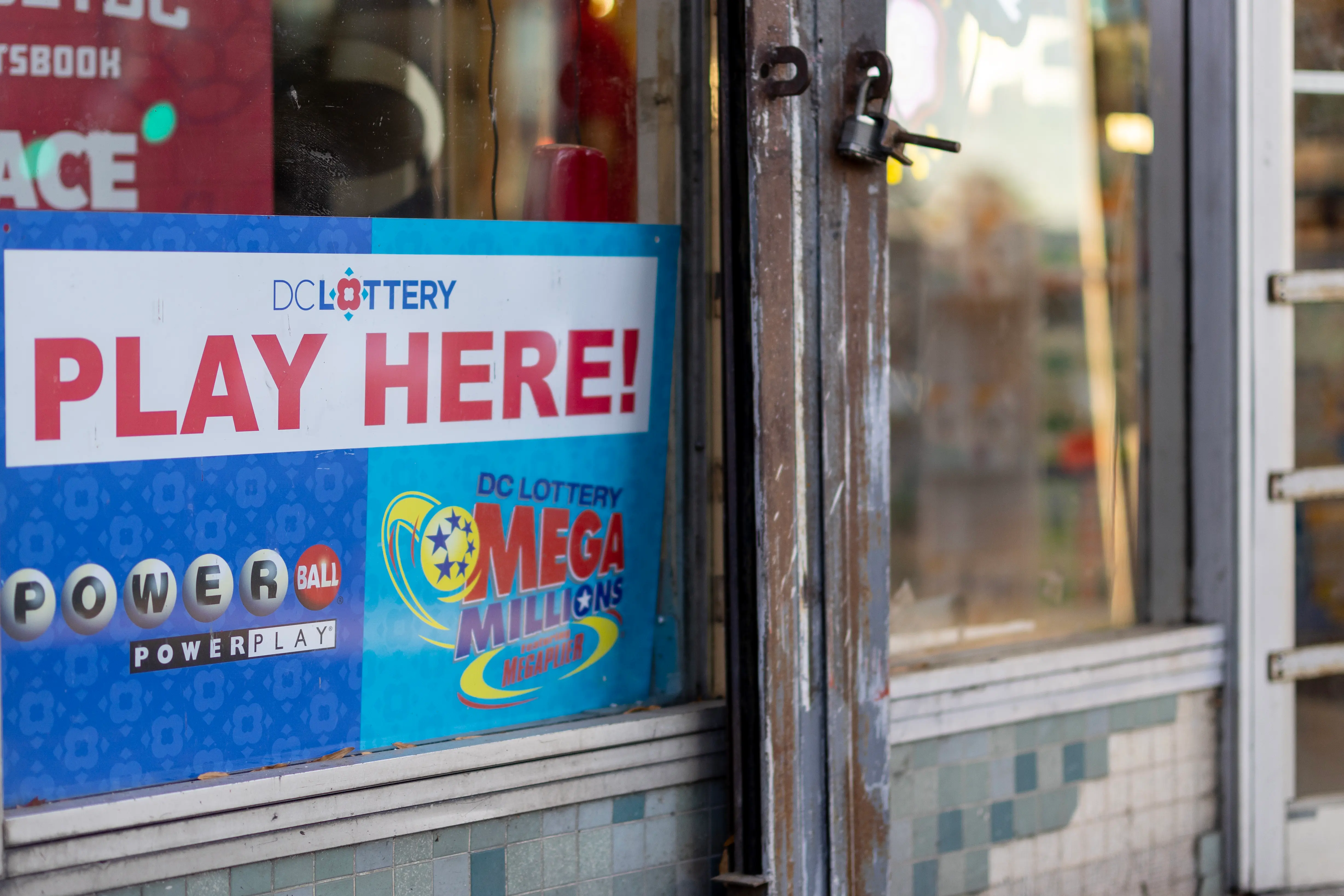 WASHINGTON, DC - NOVEMBER 07: Powerball tickets are for sale on November 07, 2022 in Washington, DC. The estimated Powerball jackpot for the November 7th drawing has increased to  $1.9 billion, with an estimated lump sum payout of $929.1 million. (Photo by Tasos Katopodis/Getty Images)