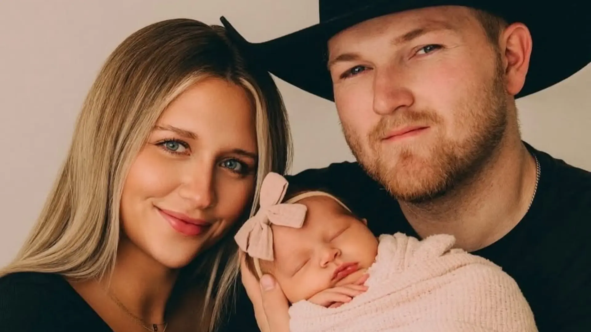 Cole McBee and Kacie Adkison with their daughter (Image via Instagram/@cole_mcbee)