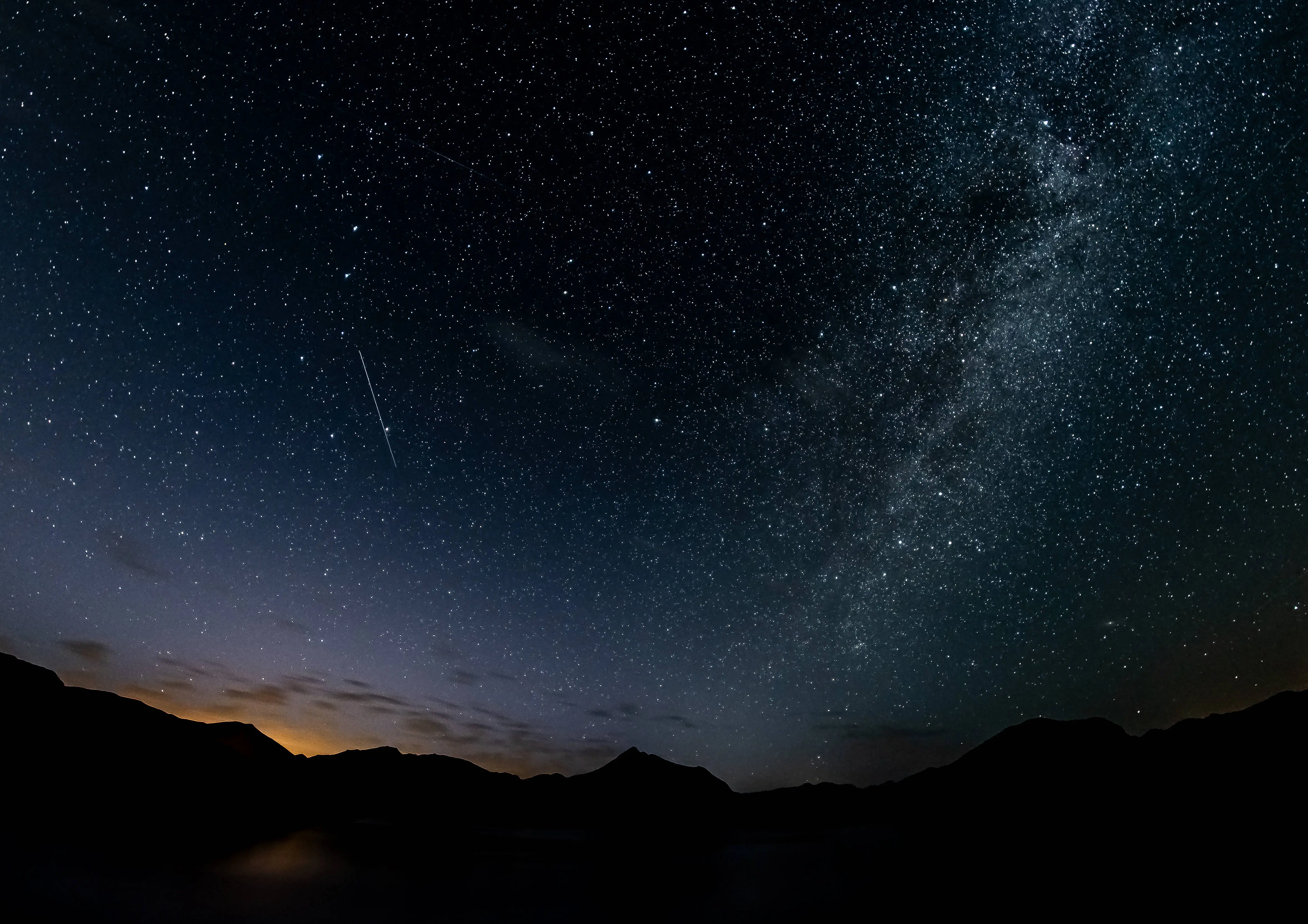LEON, SPAIN - JULY 18: Meteors along the Milky Way in the sky on July 18, 2023 in Leon, Spain. The annual meteor shower Perseids can be seen between the days of July 17 to August 24 of each year. The most optimal day is August 11. (Photo by Samuel de Roman/Getty Images)