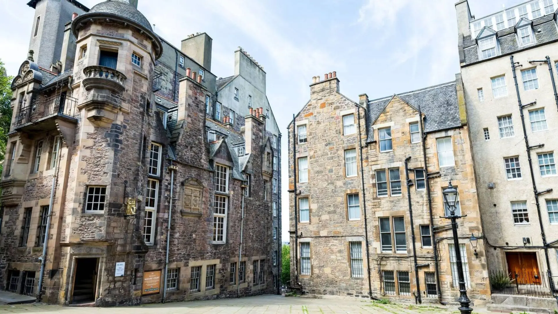 Makars' Court in Edinburgh, Scotland (Image via Forever Edinburgh)