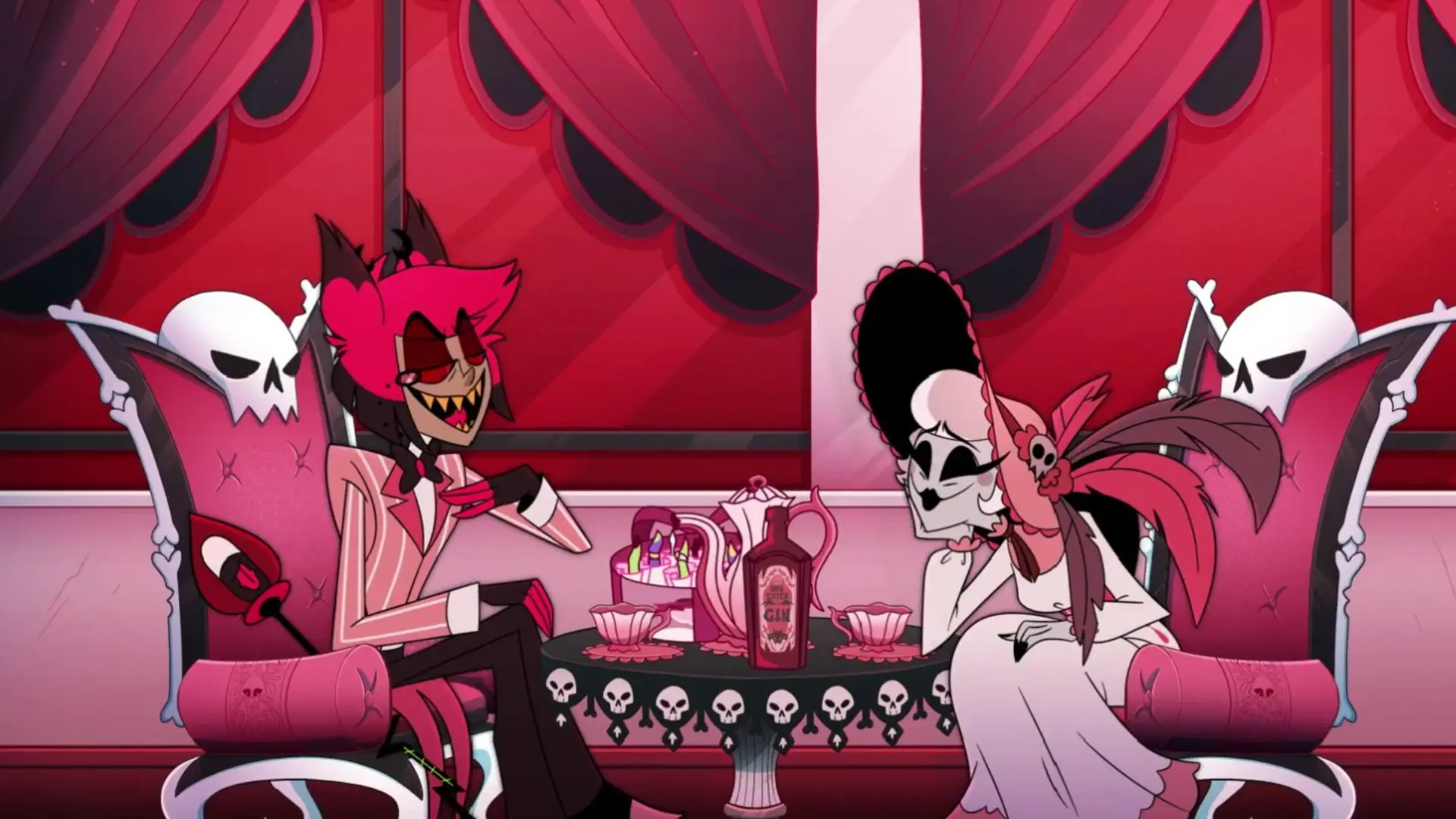 A scene from Hazbin Hotel (Image via X/@HellaversePrime)