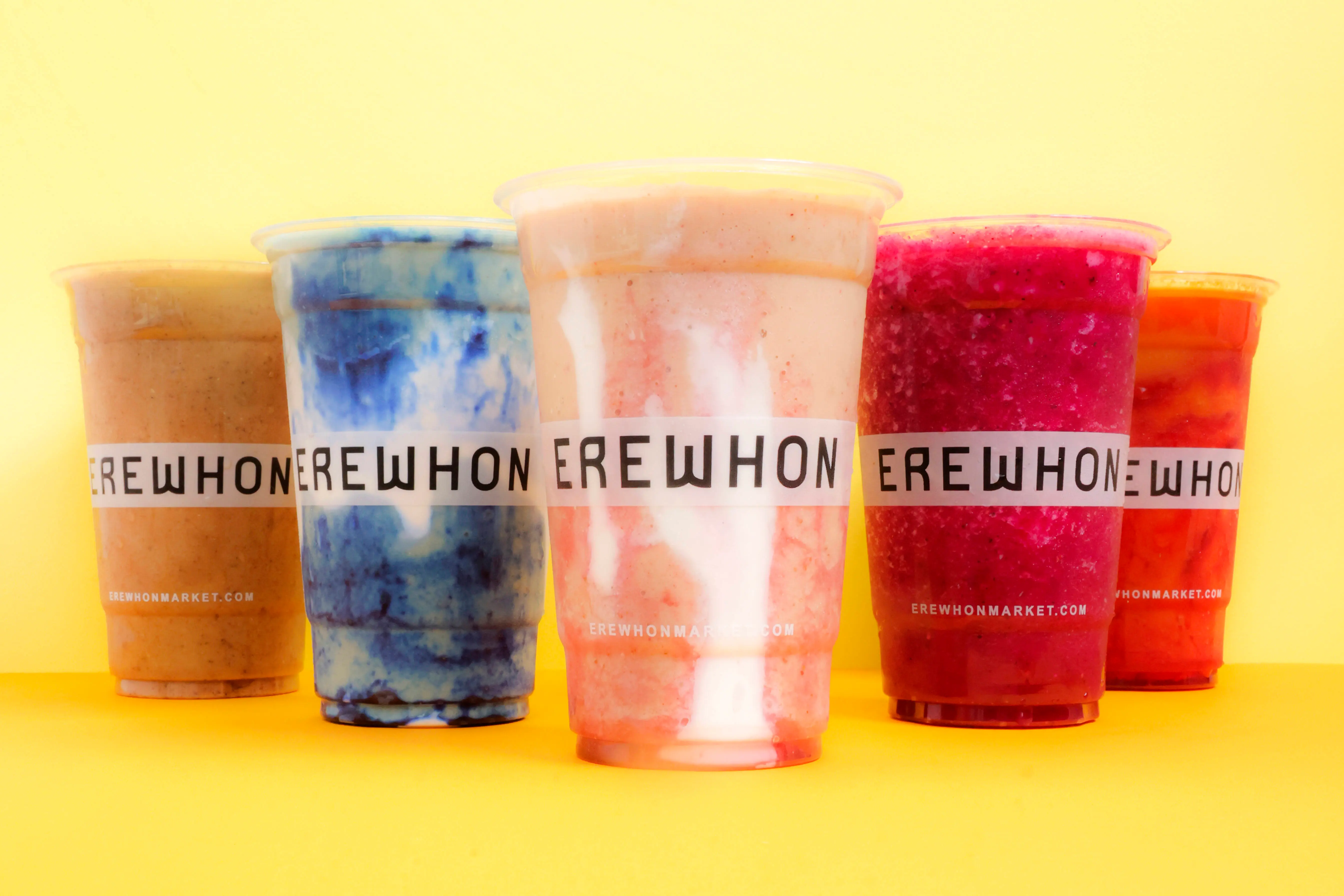 Erewhon launches limited edition 'Mint Condition Smile Smoothie' with Boka (via Getty Images)