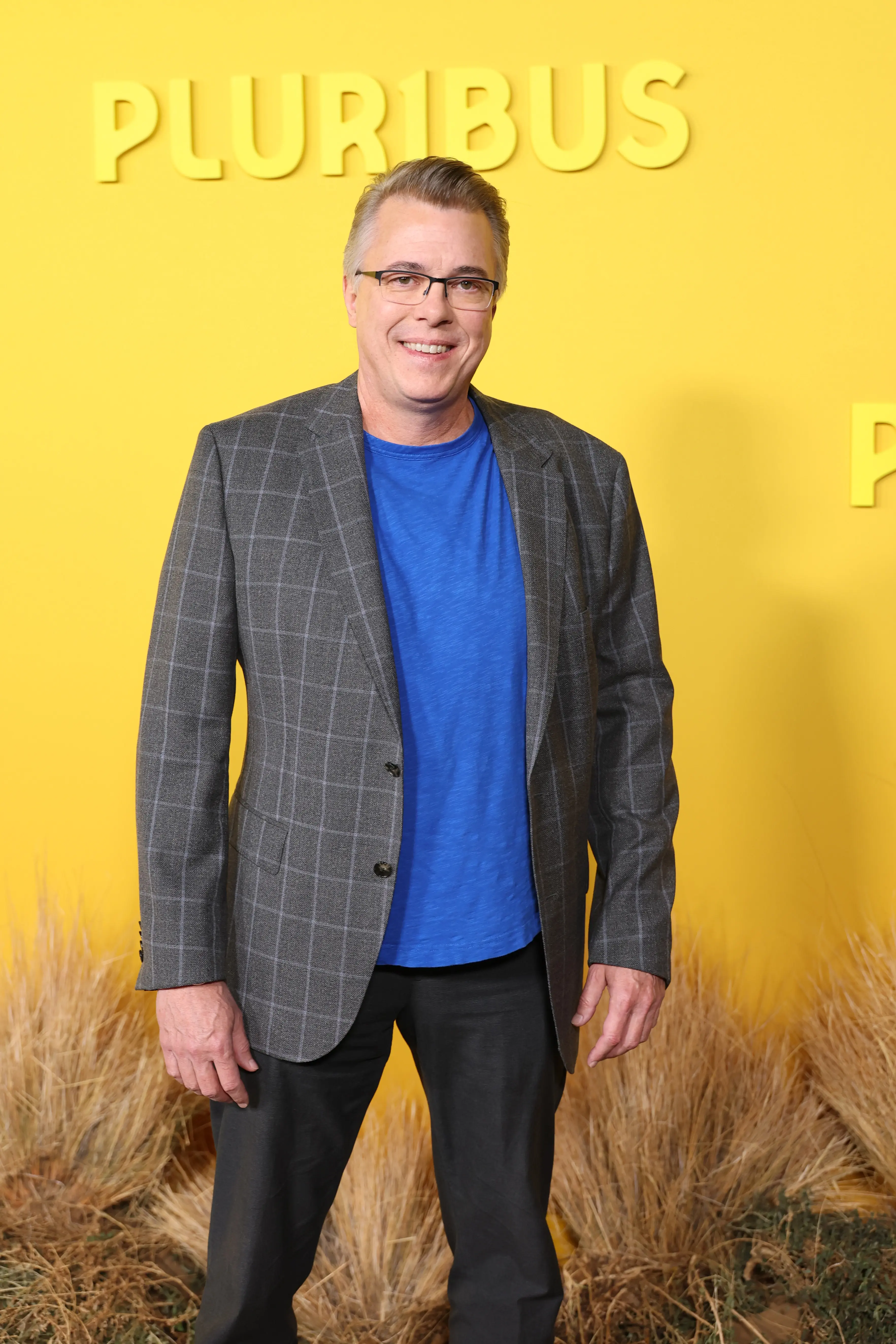 LOS ANGELES, CALIFORNIA - NOVEMBER 04: Vince Gilligan attends the world premiere of Apple TV+'s "Pluribus" at DGA Theater Complex on November 04, 2025 in Los Angeles, California. (Photo by Amy Sussman/WireImage)