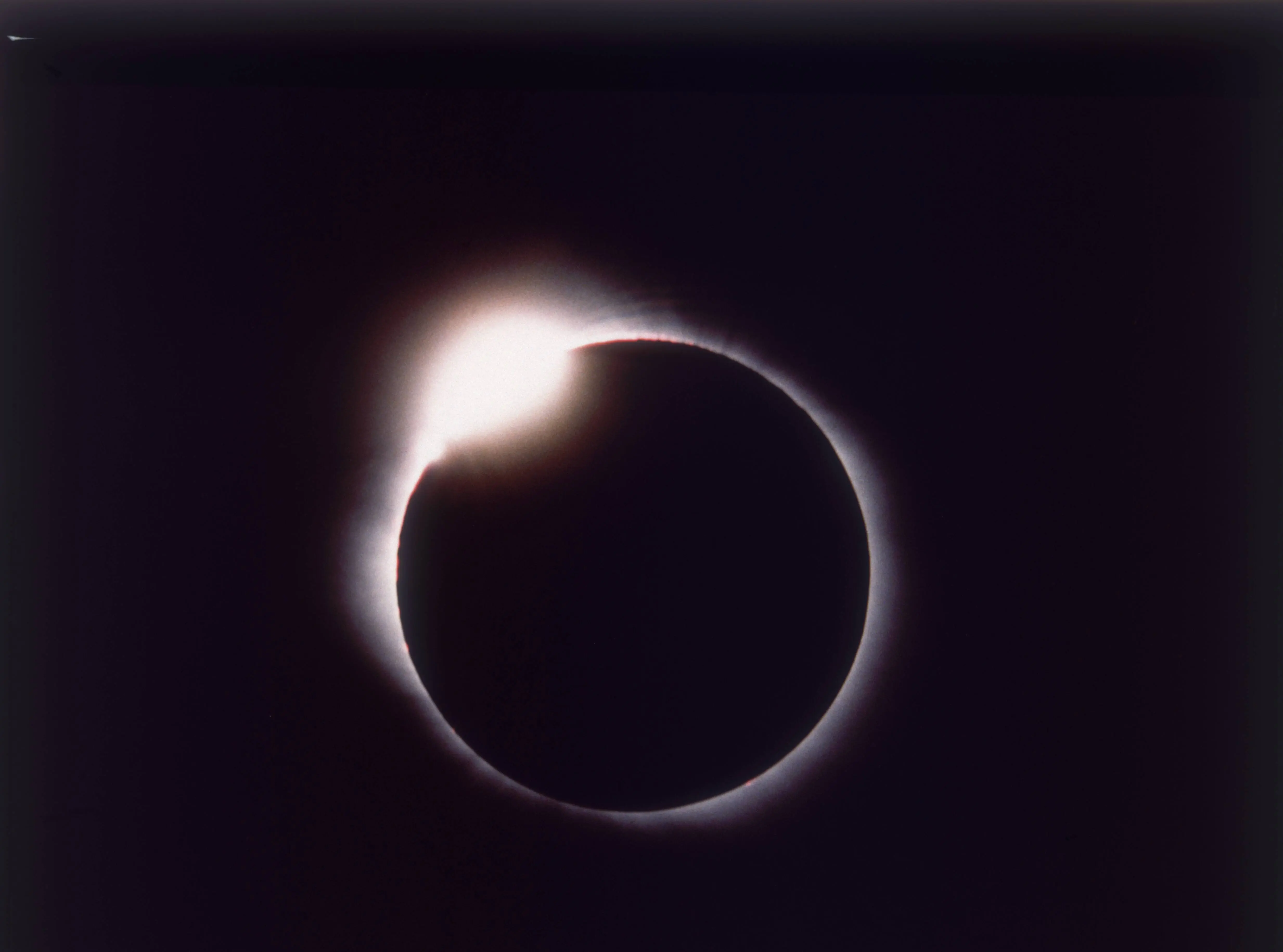 The 'diamond ring' stage of a total solar eclipse, Guadaloupe, 26th February 1998. (Photo by Space Frontiers/Hulton Archive/Getty Images)