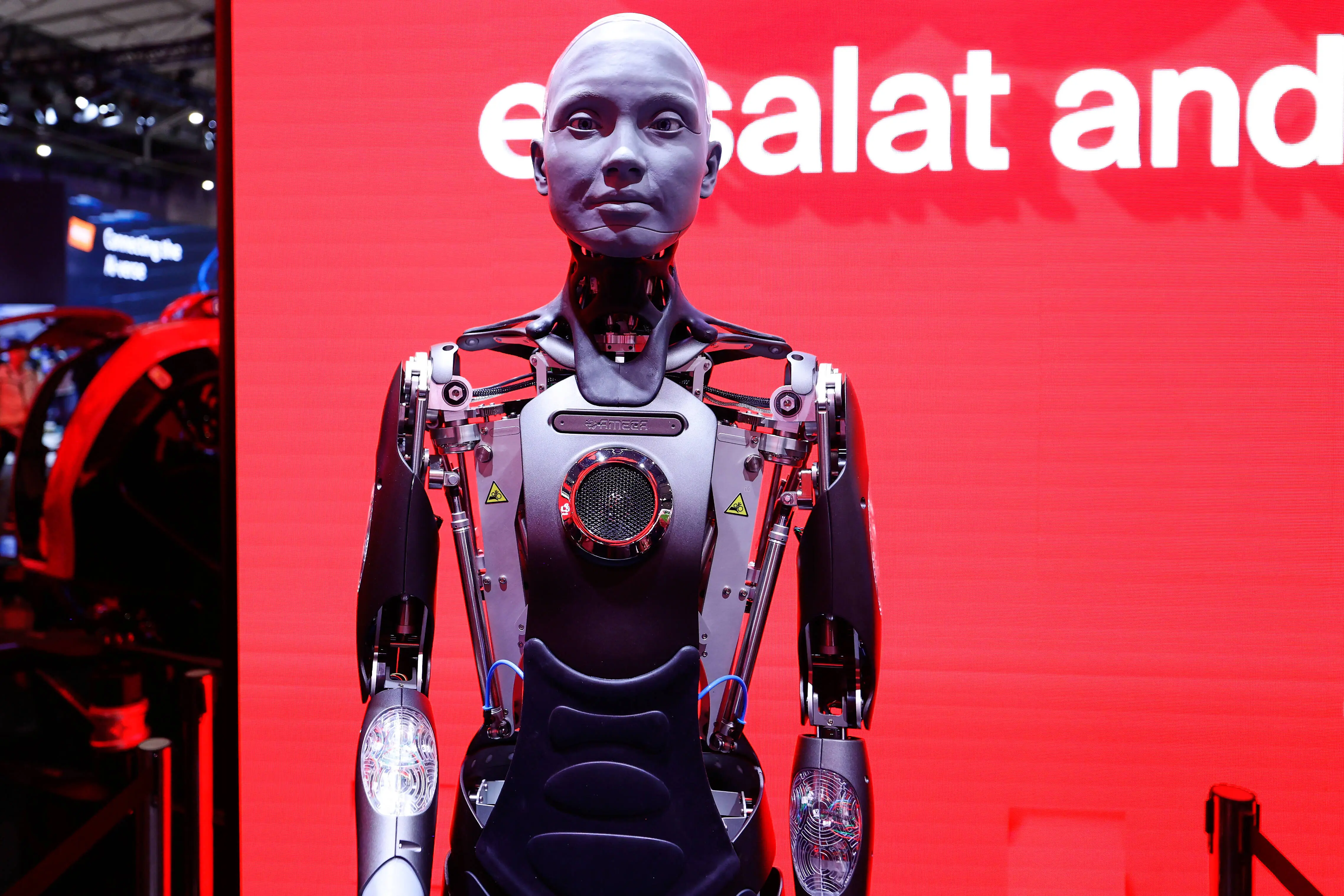 Russia's AI-powered robot falls in a viral video (representative image). (Photo by Joan Cros/NurPhoto via Getty Images)