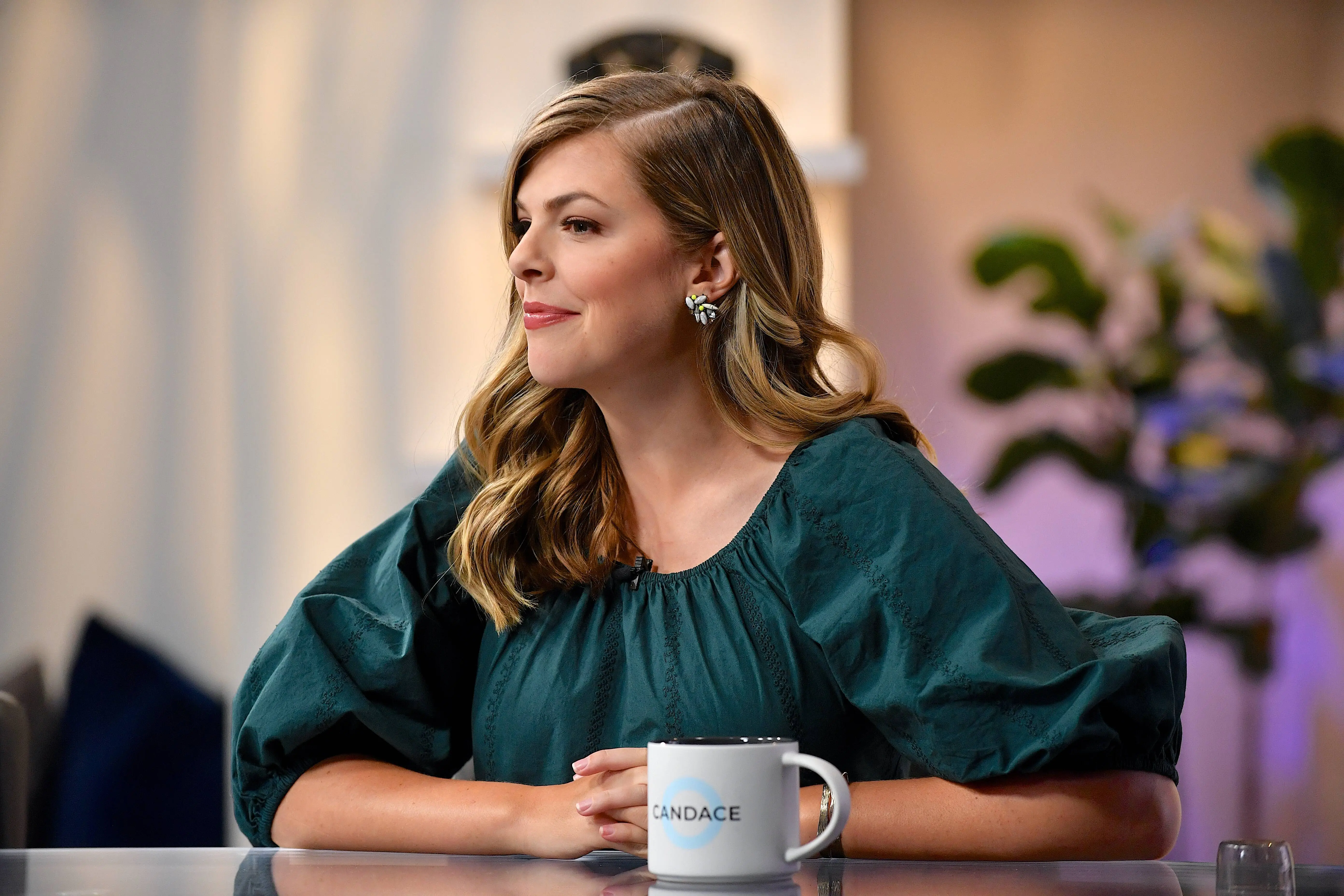 NASHVILLE, TENNESSEE - JULY 19: Allie Beth Stuckey is seen on the set of "Candace" on July 19, 2021 in Nashville, Tennessee. The show will air on Tuesday, July 20, 2021. (Photo by Jason Davis/Getty Images)