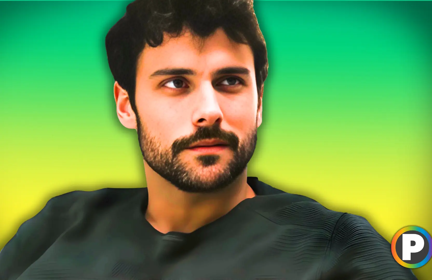 Jack Falahee playing Devin Carter on Chicago Med [Custom cover edited by Primetimer. Original Image © NBC]