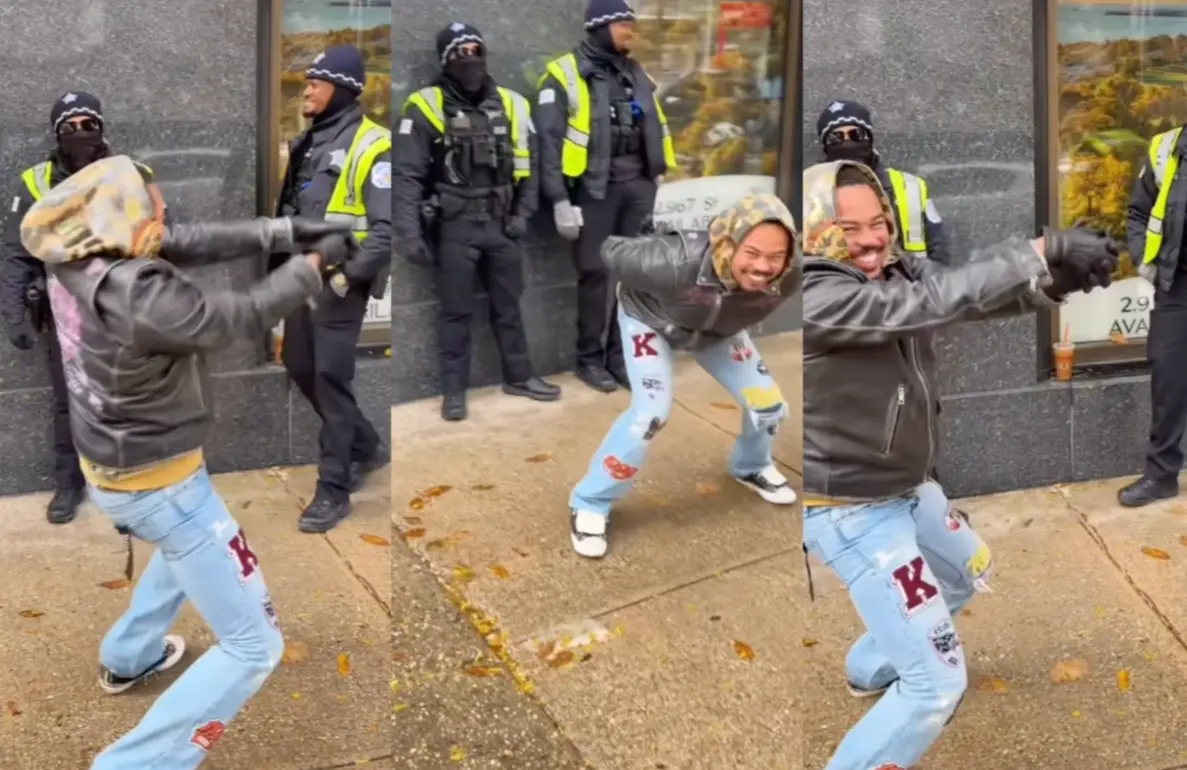 Rapper Adamn Killa was briefly detained for taunting Chicago police officers (Image via Instagram/@adamnkilla)