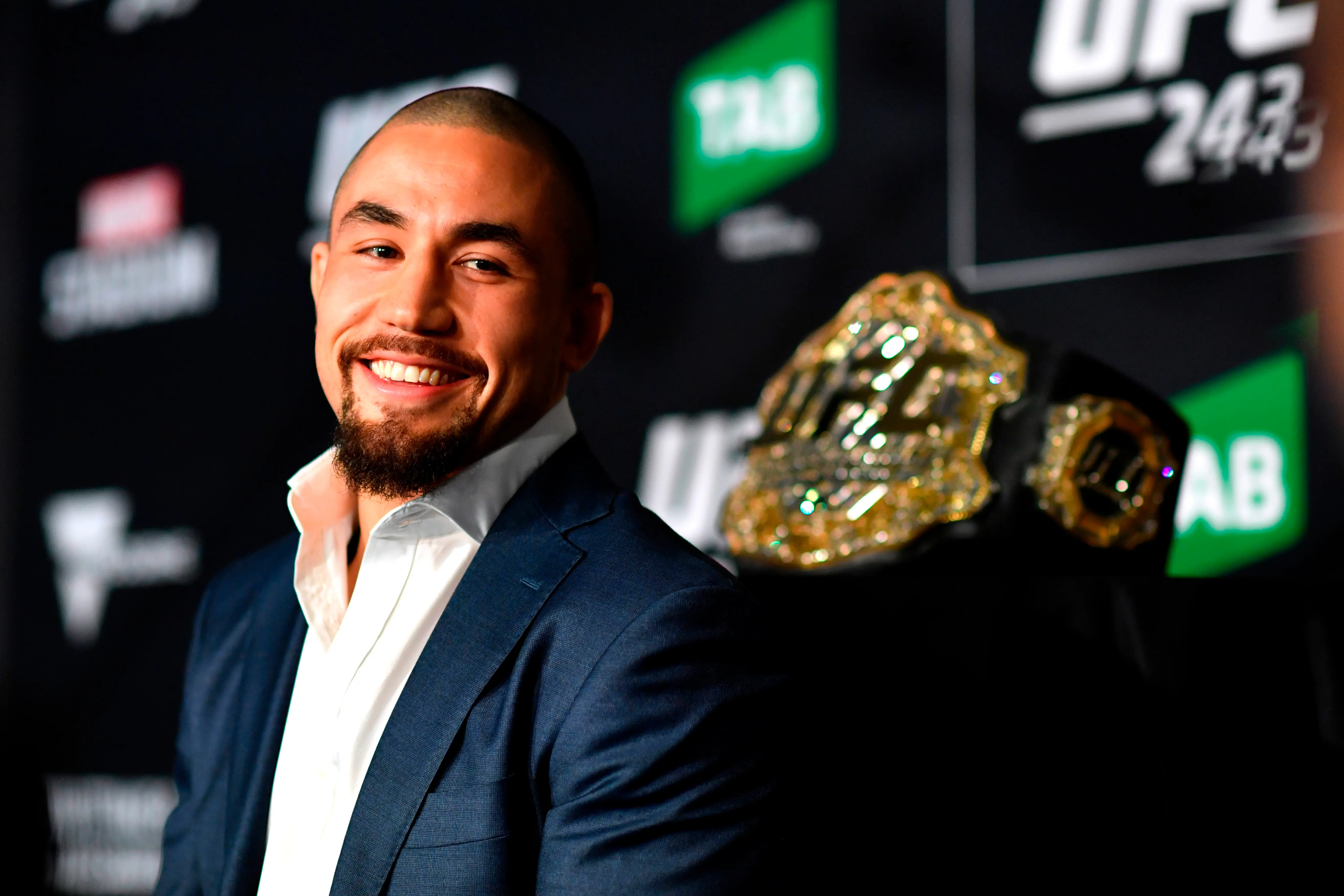 UFC middleweight champion Robert Whittaker (Image via Getty)