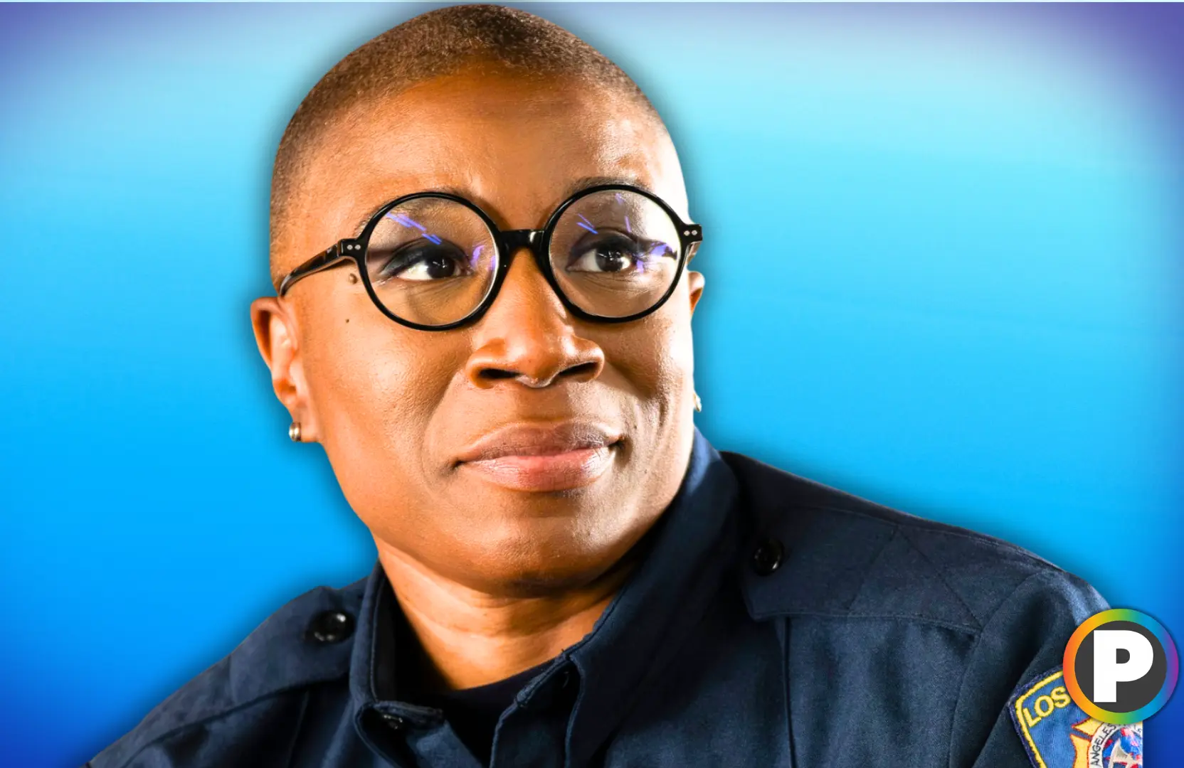 Aisha Hinds playing Henrietta Wilson on 9-1-1 [Custom cover edited by Primetimer. Original Image © ABC]