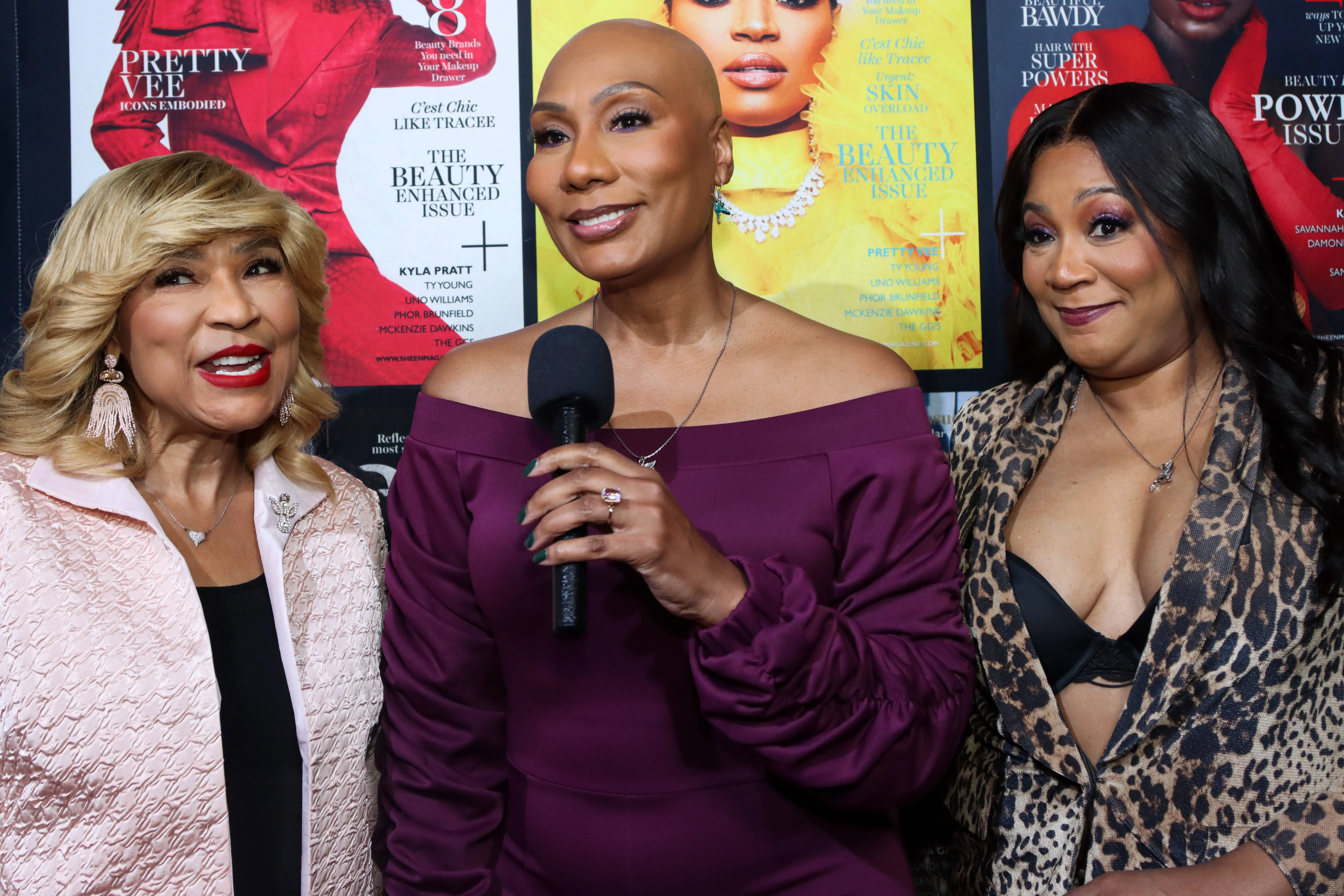Evelyn Braxton, Towanda Braxton and Trina Braxton (Image via Getty)