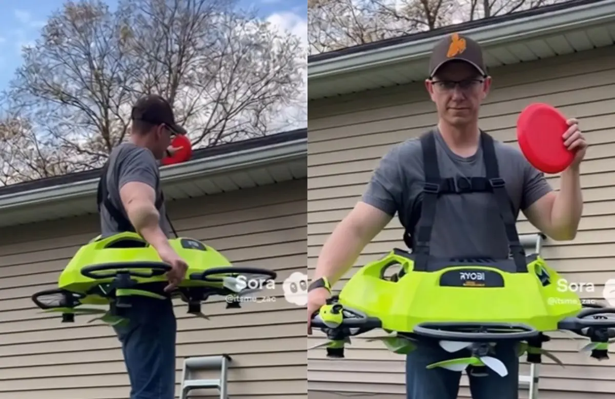 Ryobi Hover disc (Photo: Facebook/@ Zac Lowndes)