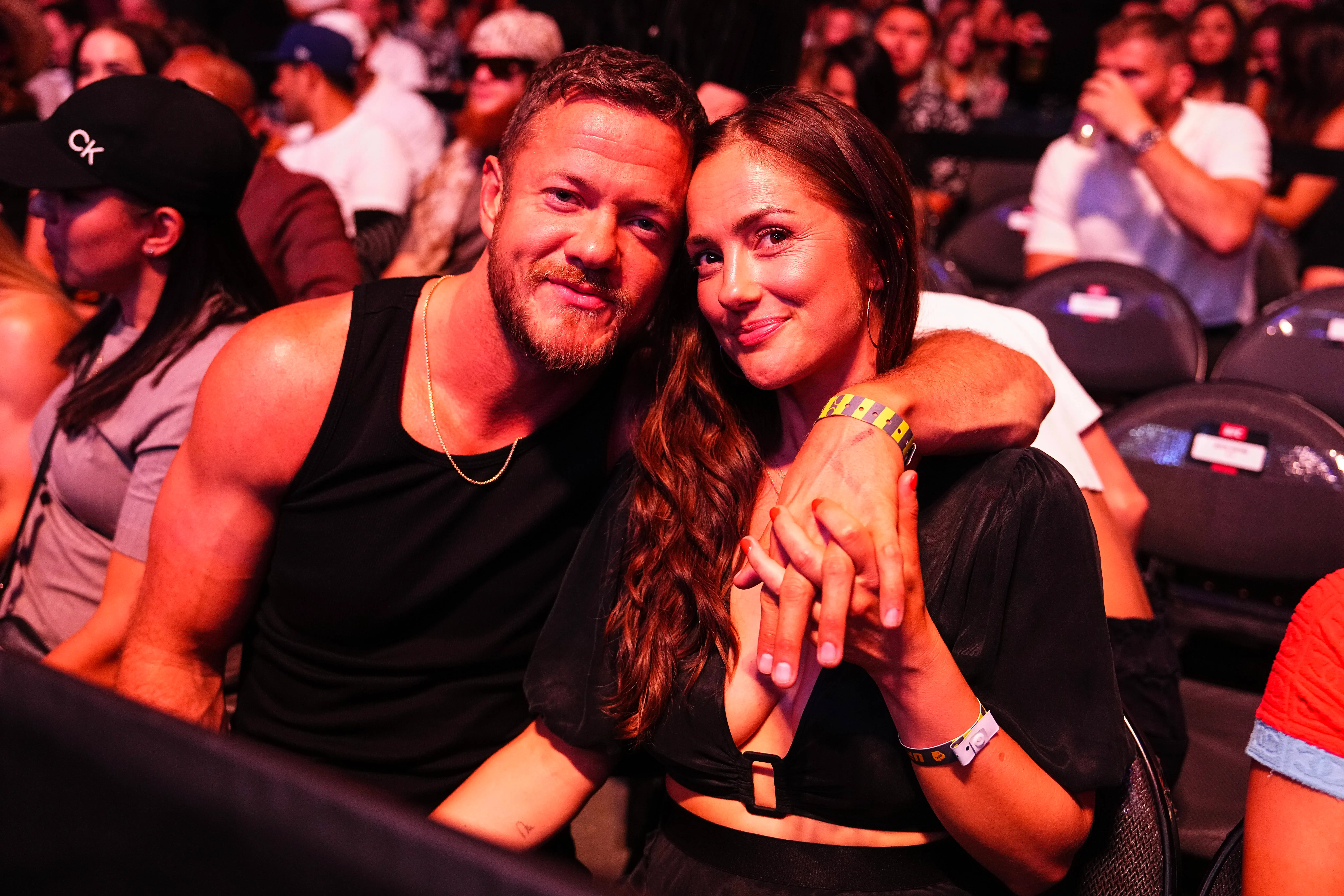 Minka Kelly gives seemingly hesitant reply as Jenna Bush Hager presses about boyfriend Dan Reynolds. (Photo by Jeff Bottari/Zuffa LLC via Getty Images)