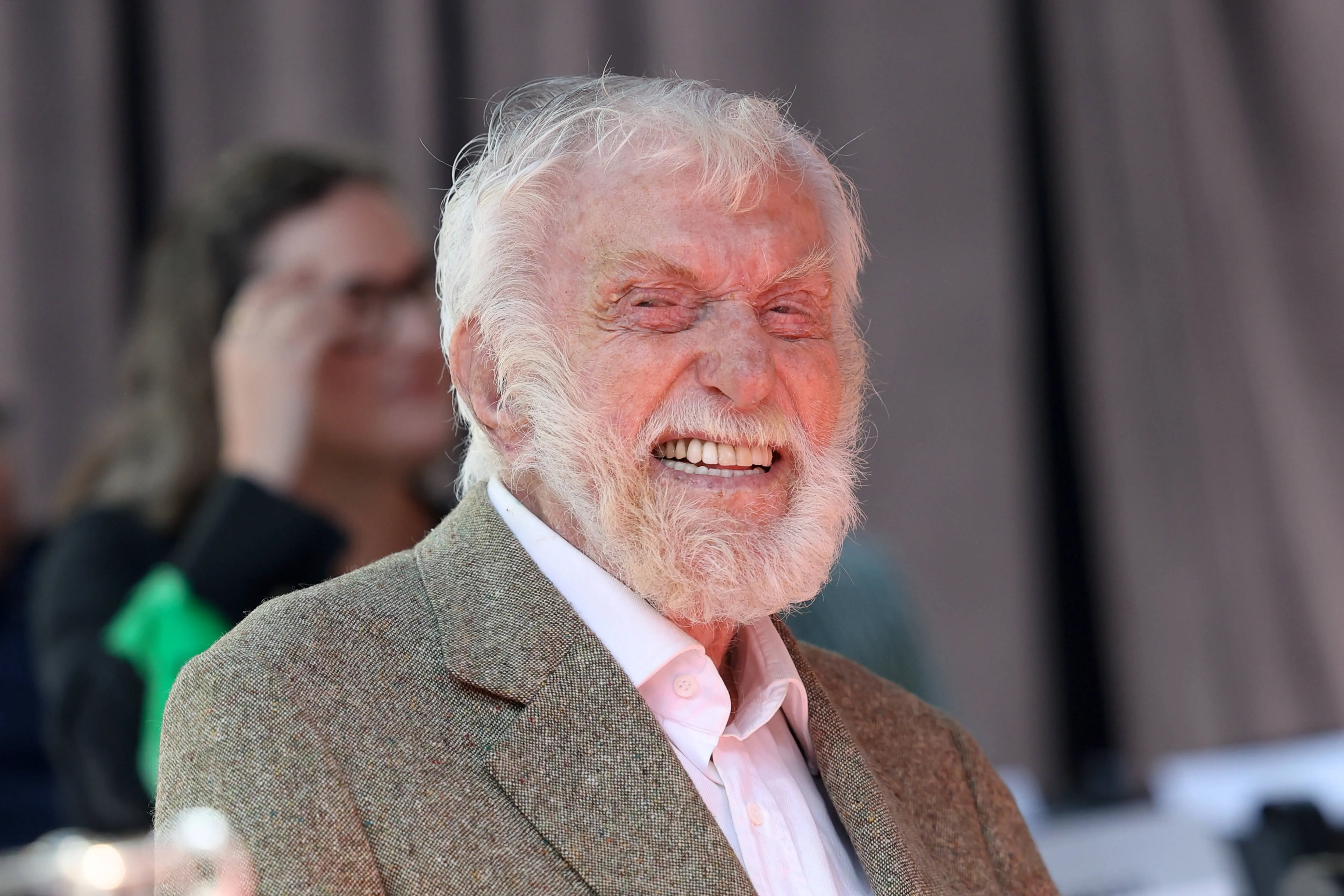 HOLLYWOOD, CALIFORNIA - JUNE 20: Dick Van Dyke attends Carol Burnett's Hand and Footprint in the Cement Ceremony at TCL Chinese Theatre on June 20, 2024 in Hollywood, California. (Photo by Monica Schipper/Getty Images)