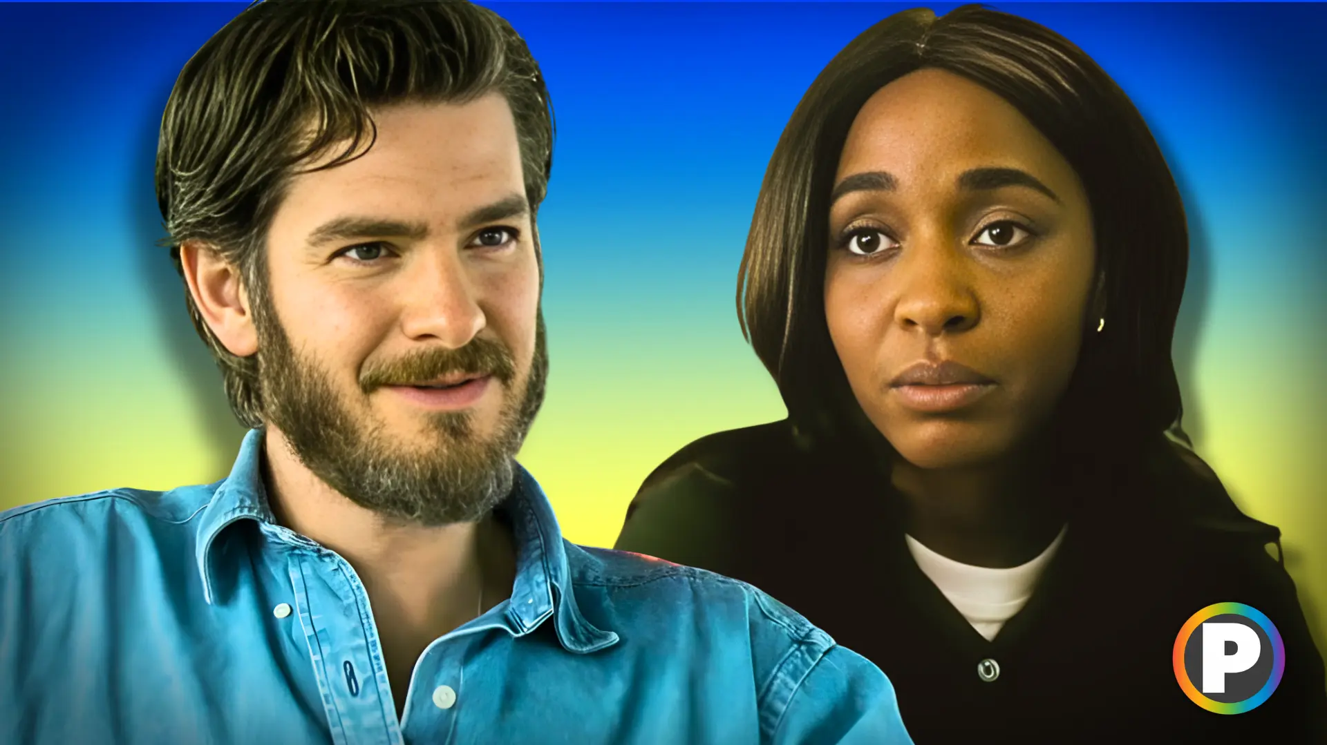  Ayo Edebiri and Andrew Garfield in After The Hunt (Custom cover edited by Primetimer, Original Image ©️Prime Video)