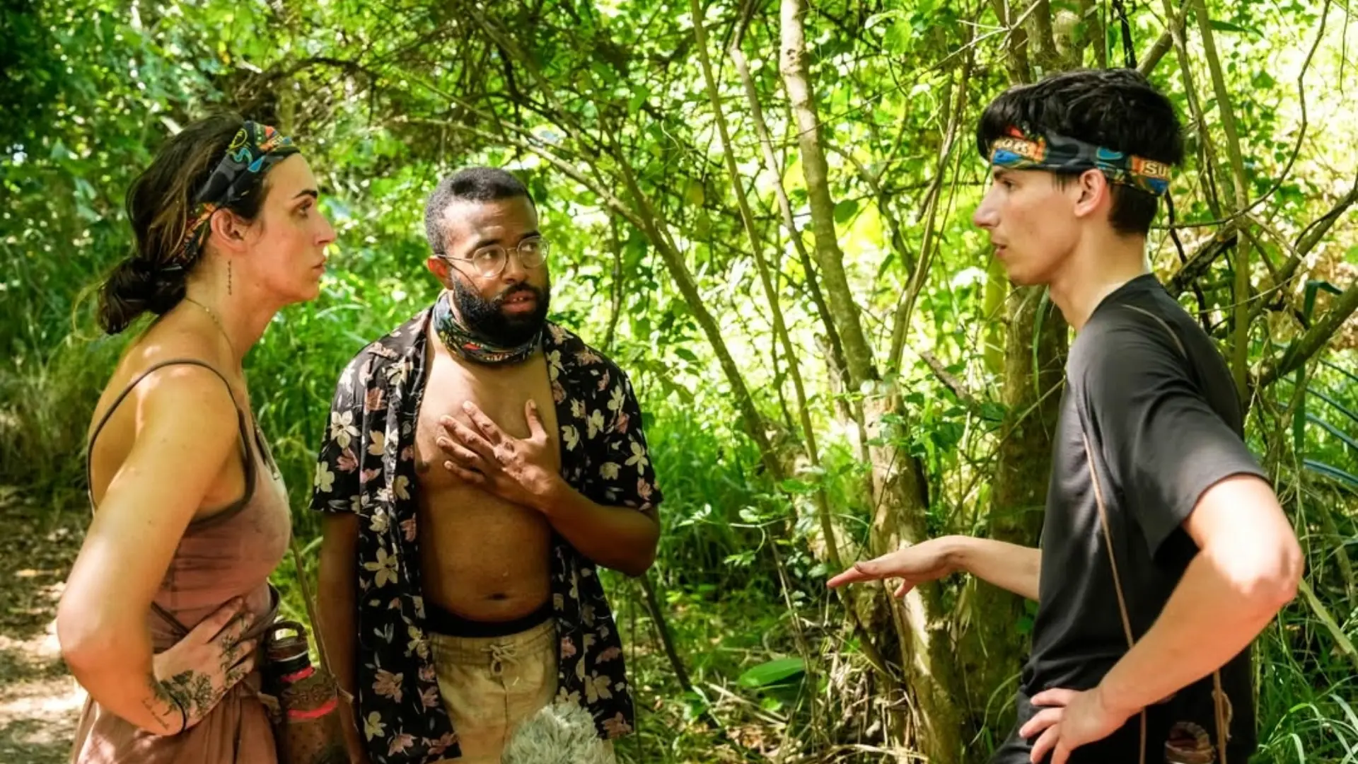 Rizo (right) with his Survivor co-stars (Image via Instagram/@survivorcbs)