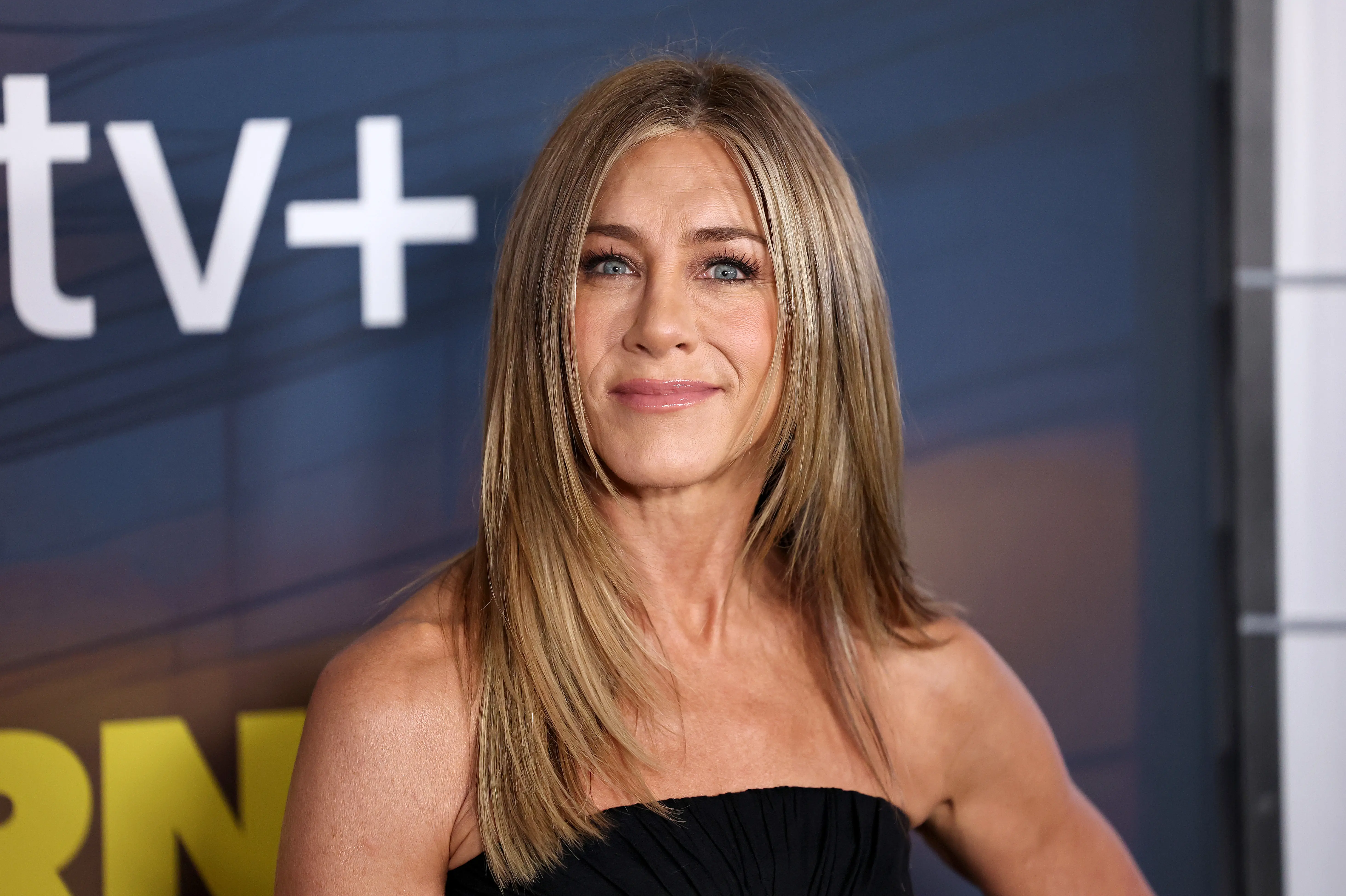 NEW YORK, NEW YORK - SEPTEMBER 09: Jennifer Aniston attends "The Morning Show" Season 4 New York Premiere  at Museum of Modern Art on September 09, 2025 in New York City. (Photo by Jamie McCarthy/Getty Images)