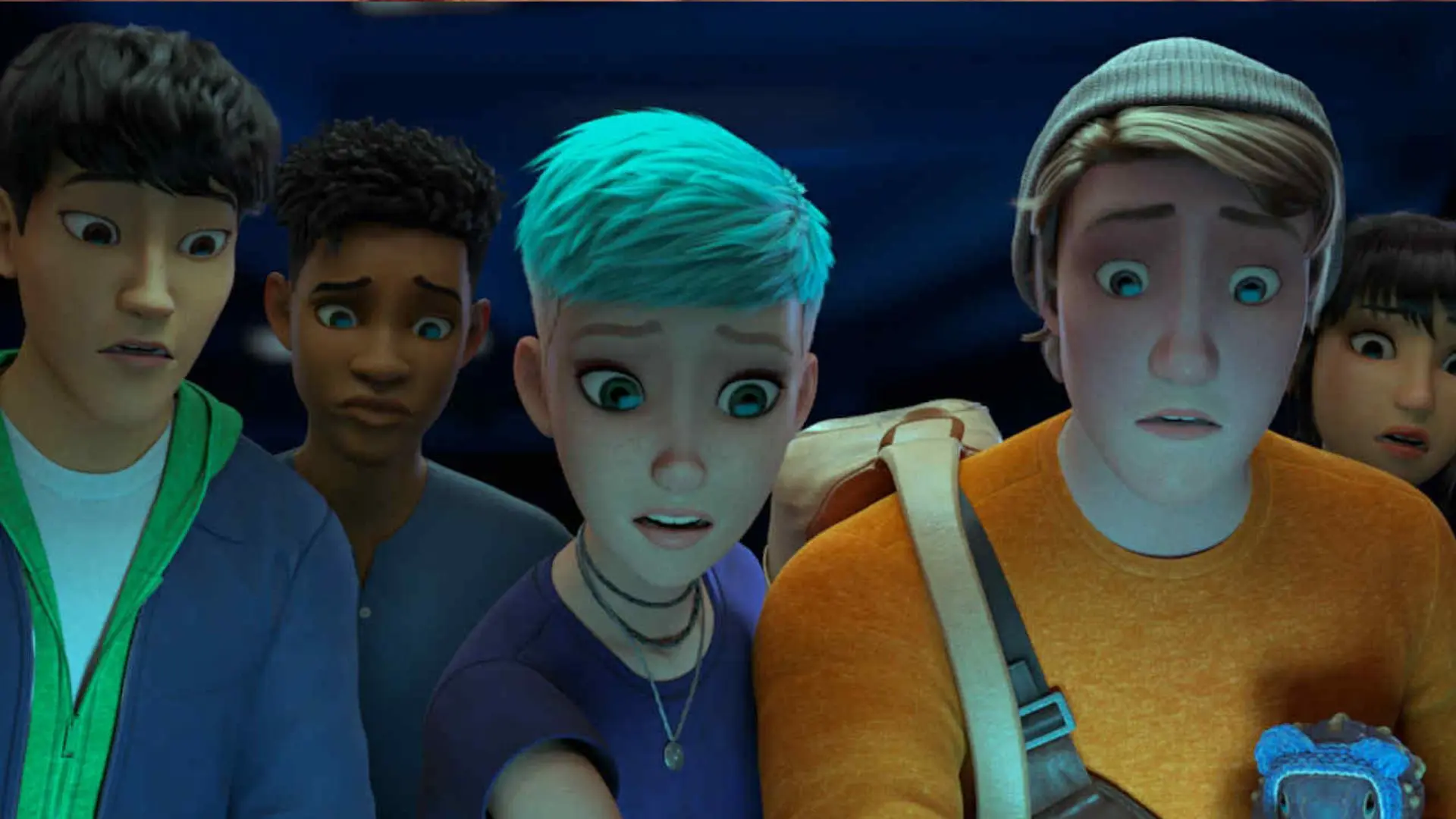 A scene from Jurassic World: Chaos Theory	(Image via Netflix)