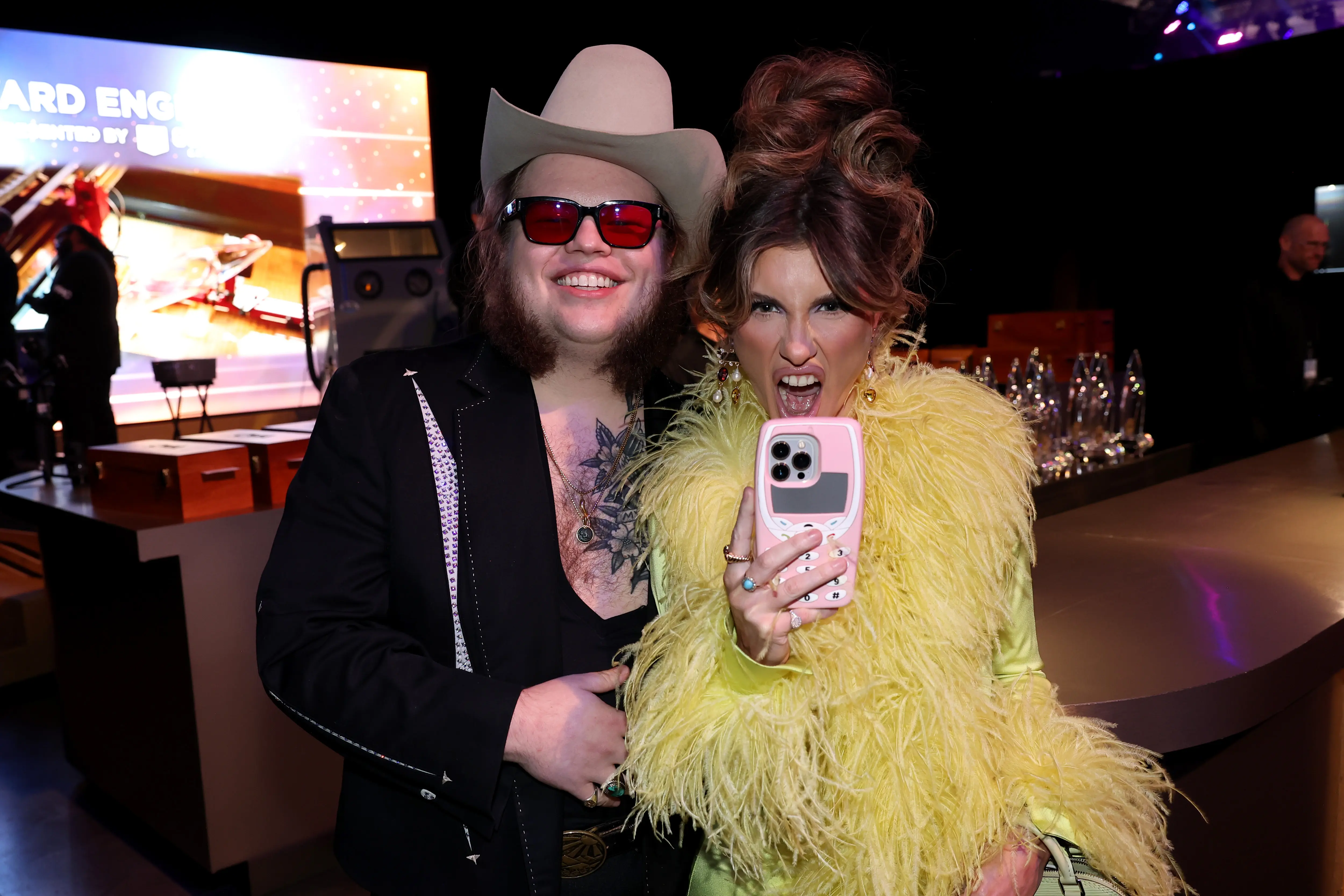 NASHVILLE, TENNESSEE - NOVEMBER 20: (L-R) Marcus King and Briley Hussey attend the 58th Annual CMA Awards Official Afterparty hosted by the CMA Foundation at Music City Center on November 20, 2024 in Nashville, Tennessee. (Photo by Terry Wyatt/Getty Images for CMA)