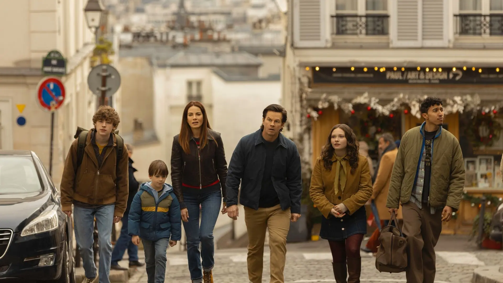 A scene from The Family Plan 2 (Image via X/@Apple Tv+)