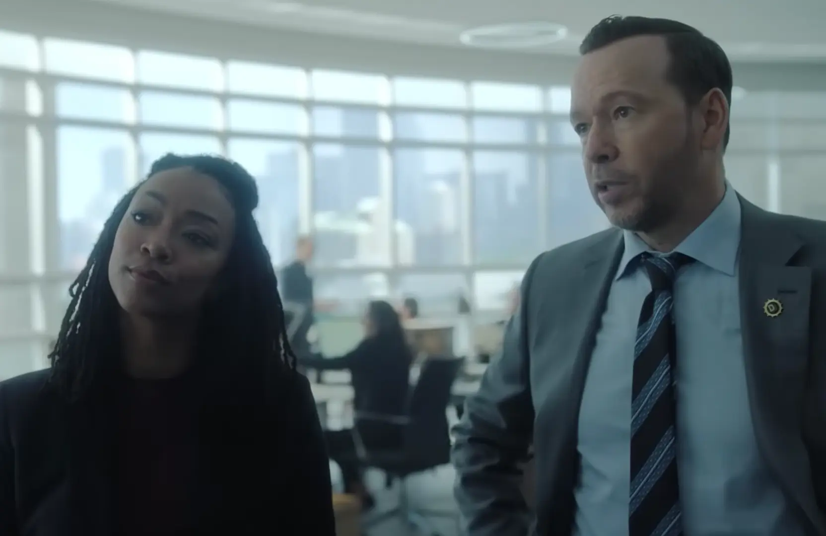 Lena Silver and Danny Reagan (Image via Youtube /  Boston Blue)