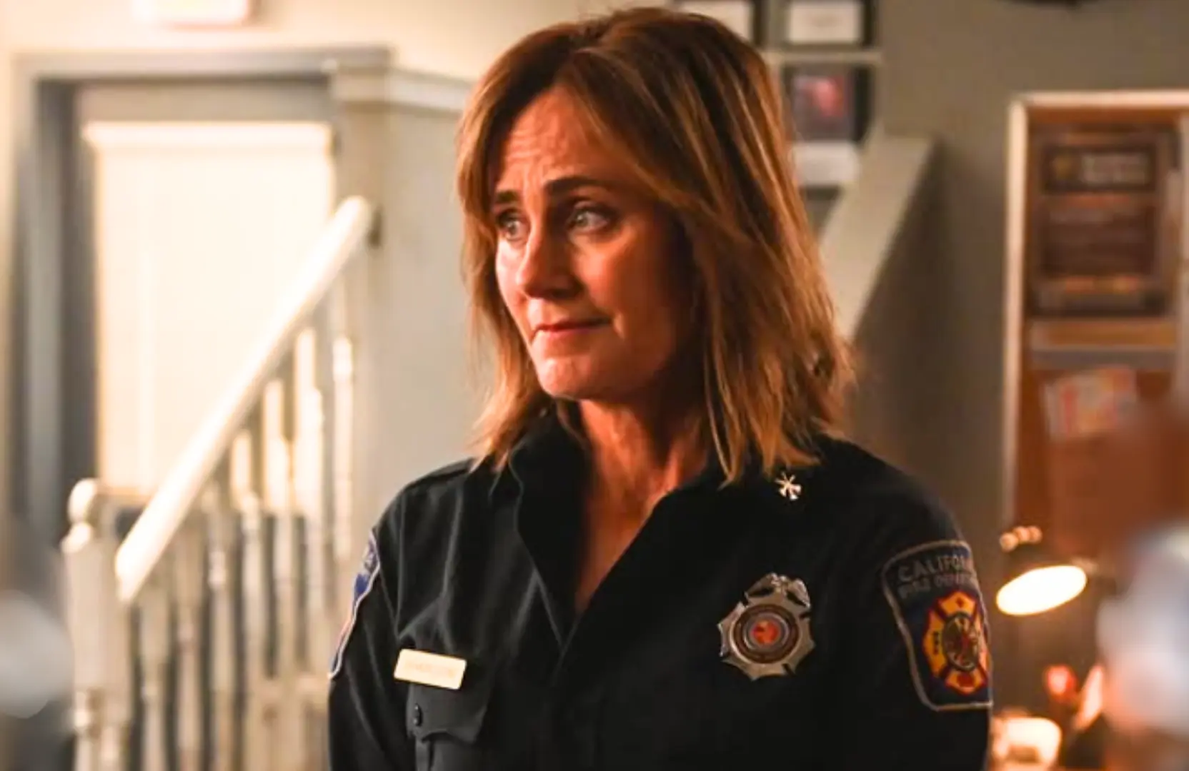 Diane Farr as Sharon Leone on Fire Country [Image © CBS]