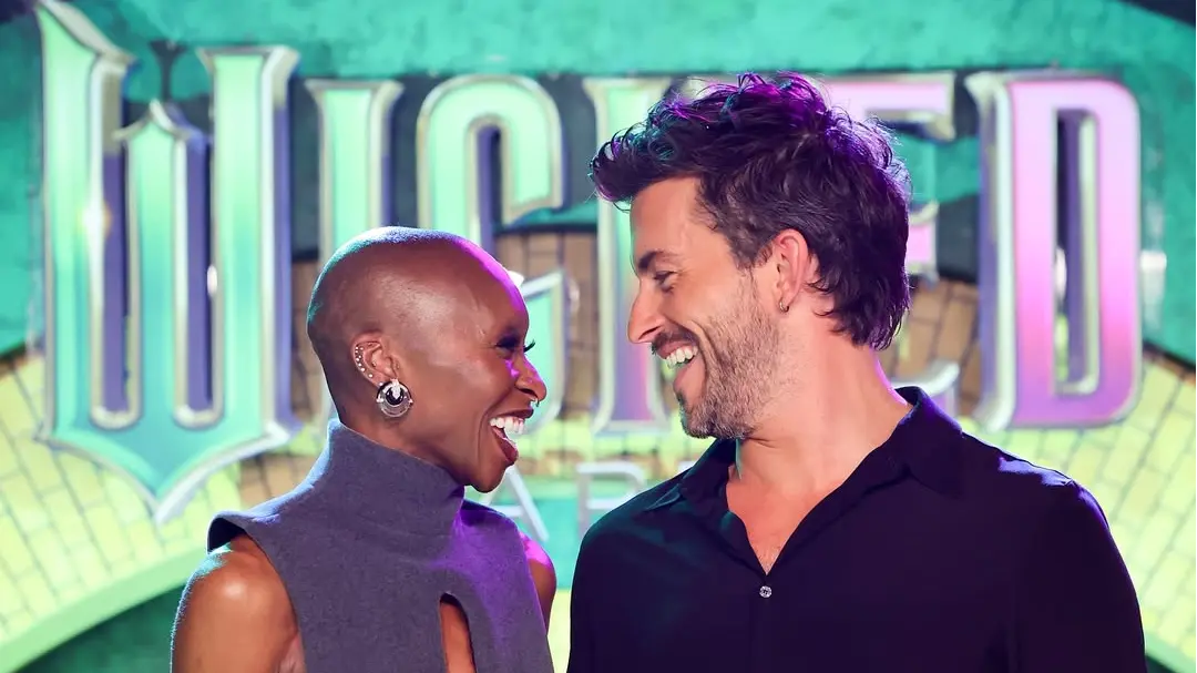 Cynthia Erivo and Jonathan Bailey at Wicked: Food Good premiere (via Instagram @cynthiaerivo)