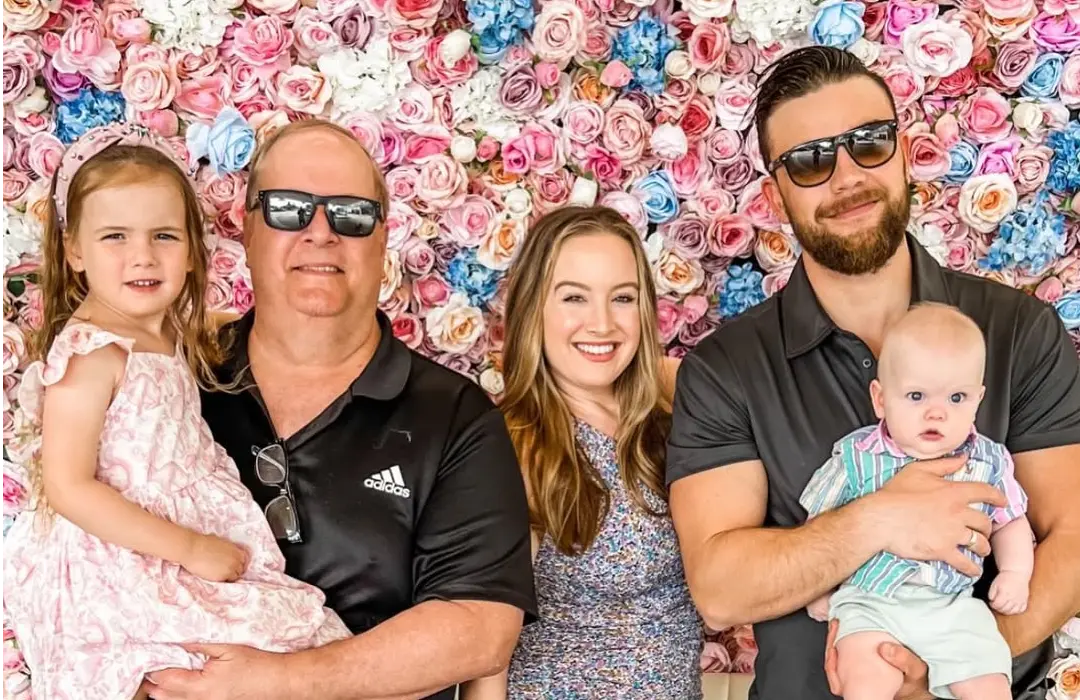 Chuck Potthast with Elizabeth and Andrei Castravet. (Photo: Instagram/@chuckpotthast)