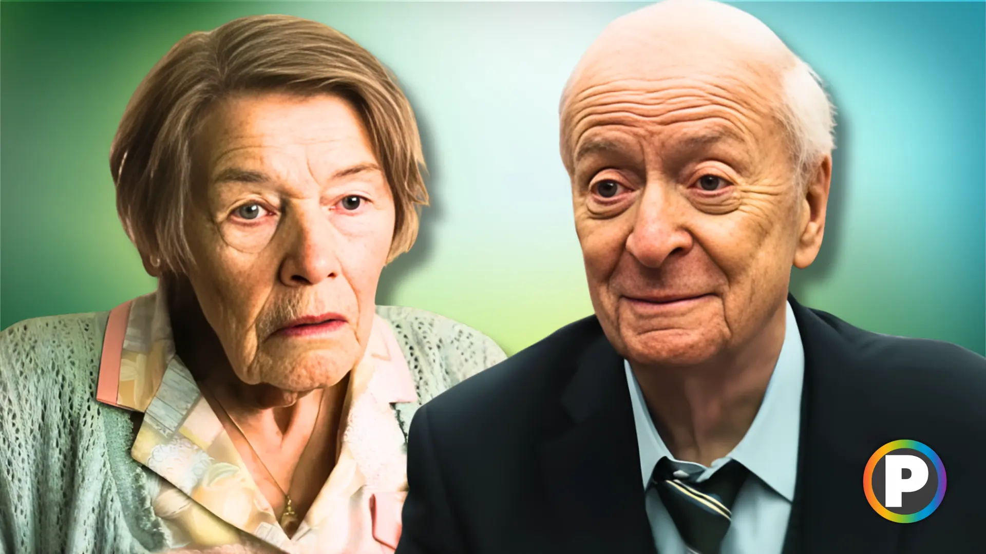 Michael Caine and late Glenda Jackson in The Great Escaper (Custom cover edited by Primetimer, Original Image ©️PBS)