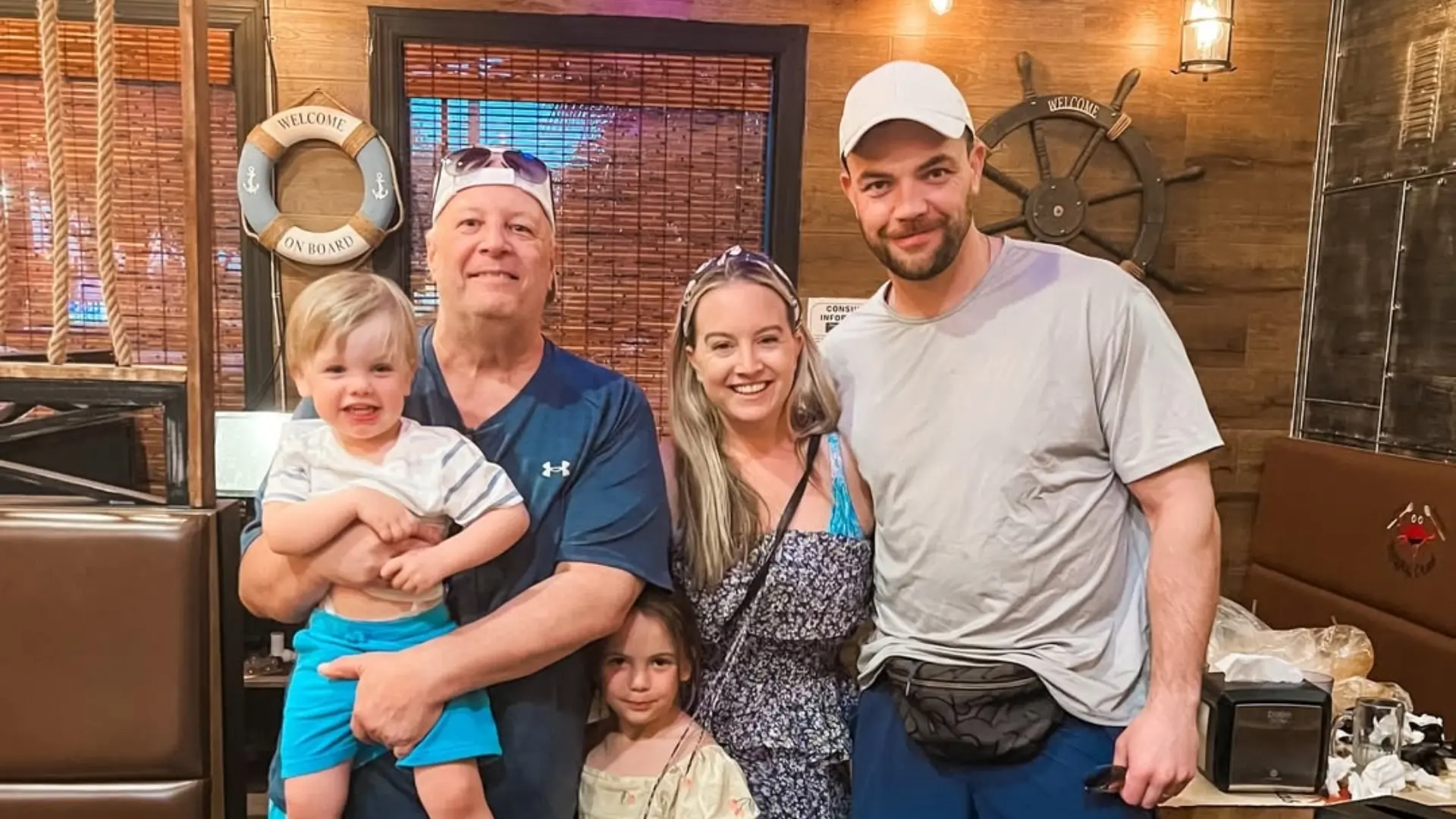 Elizabeth and Andrei with Chuck (Image via Instagram/@elizabethcastravet)