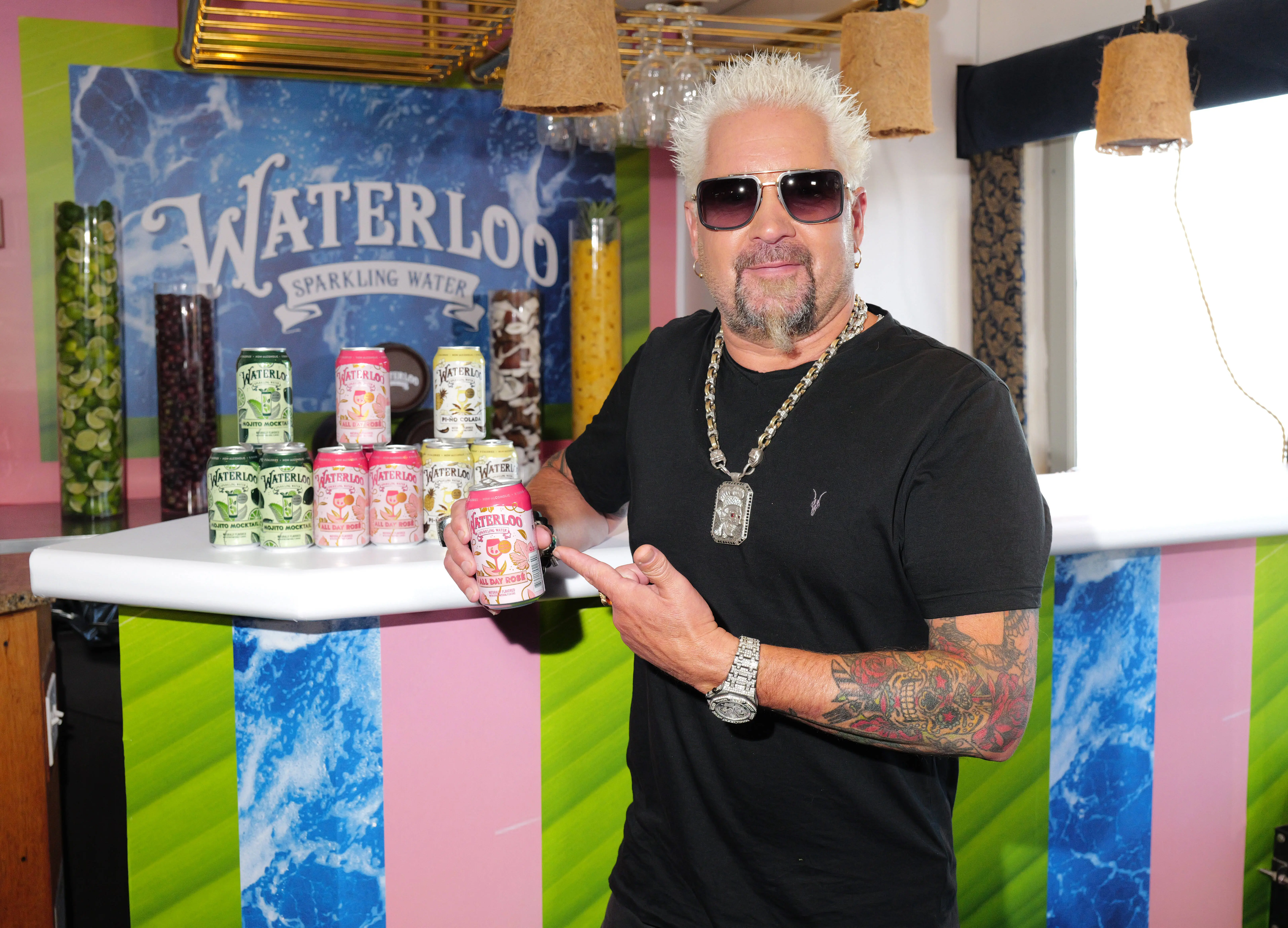 Guy Fieri attends Waterloo Sparkling Water Destination: Endless Summer on May 02, 2024 in New York City (Image via Getty)