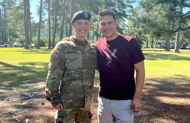 Pastor Nathan Peternel with his son Jonathan Peternel (Image via Facebook/Nathan Peternel)