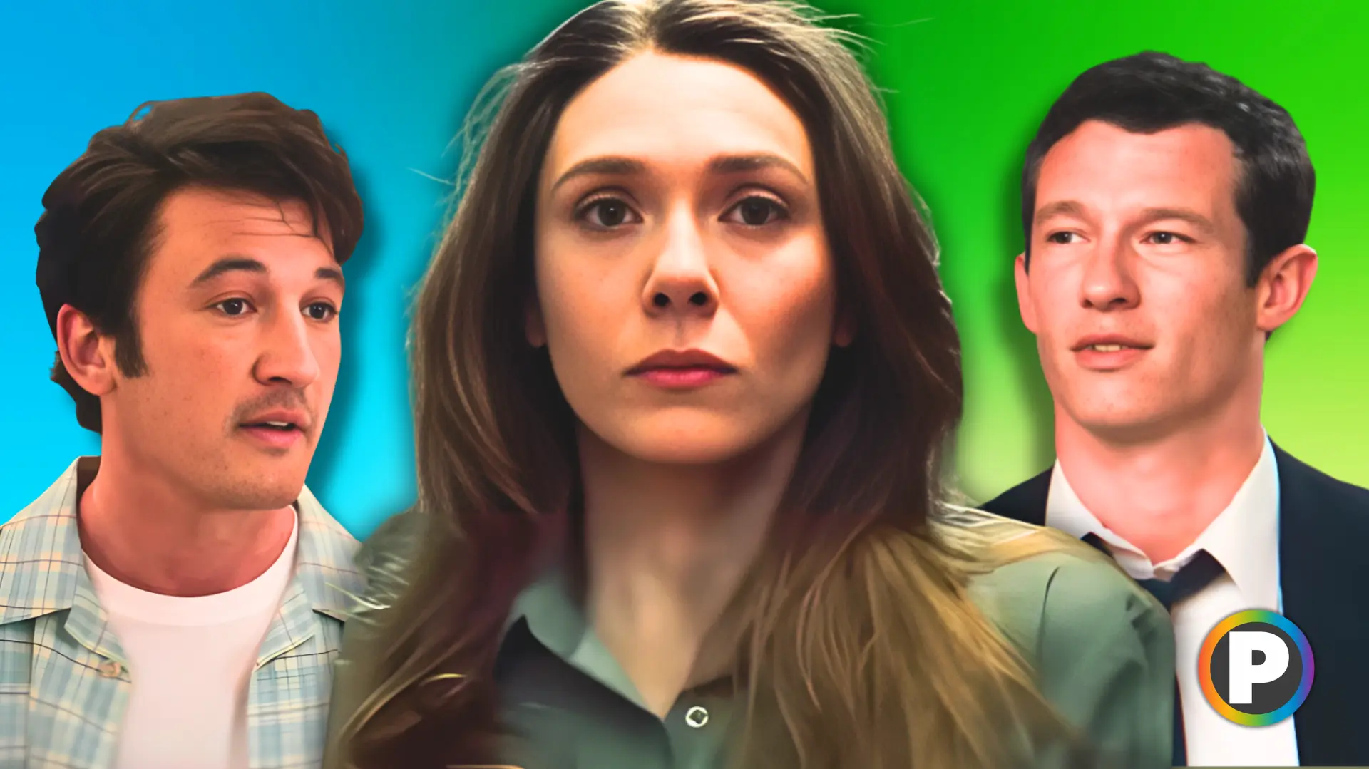 Elizabeth Olsen, Miles Teller and Callum Turner in Eternity (Custom cover edited by Primetimer, Original Image ©️A24)