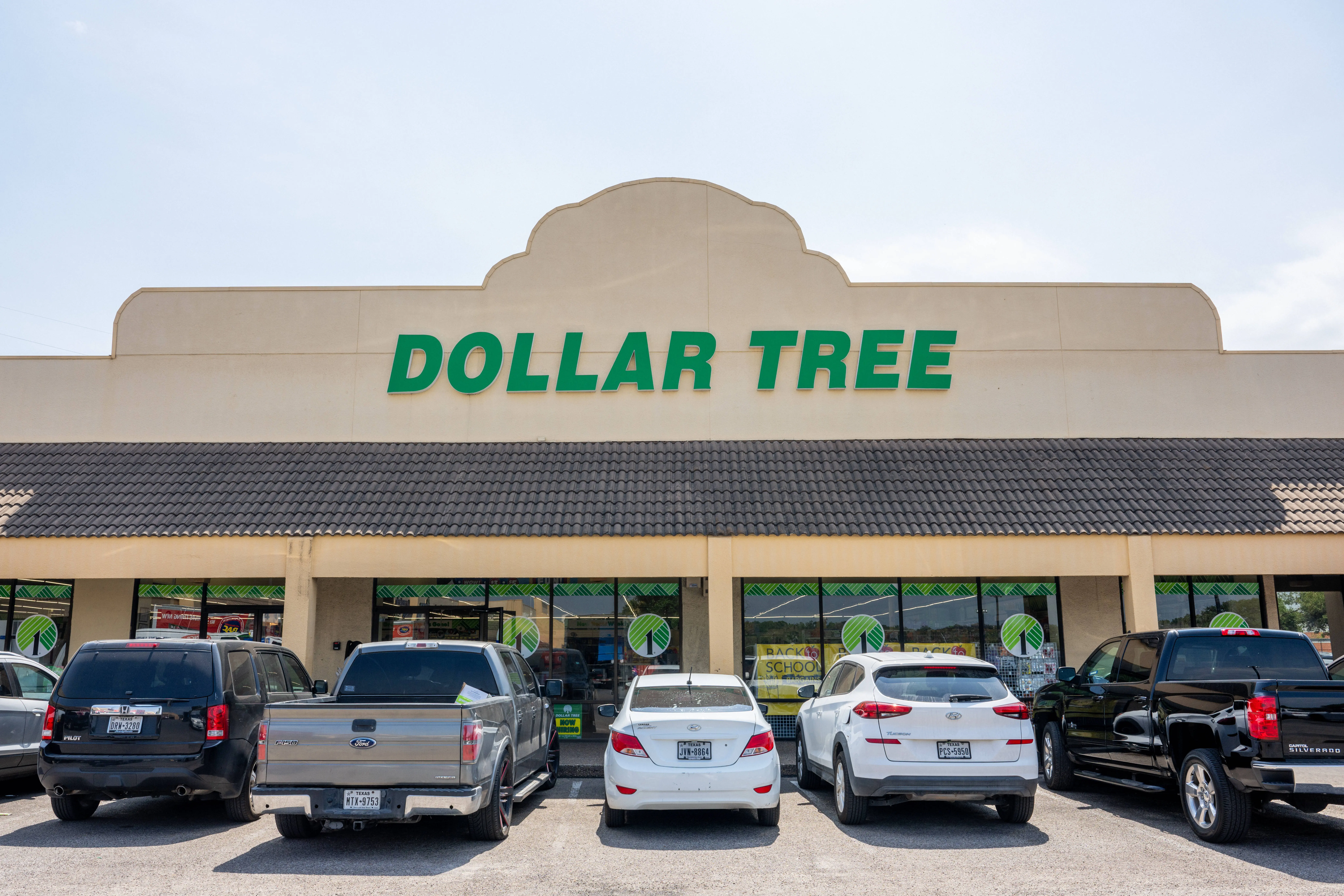 AUSTIN, TEXAS - AUGUST 24: A Dollar Tree convenient store is seen on August 24, 2023 in Austin, Texas. Dollar Tree surpassed Wall Street's fiscal second-quarter earnings, but dropped in shares as the company has reported that consumers are spending mostly on food an household essentials.  (Photo by Brandon Bell/Getty Images)