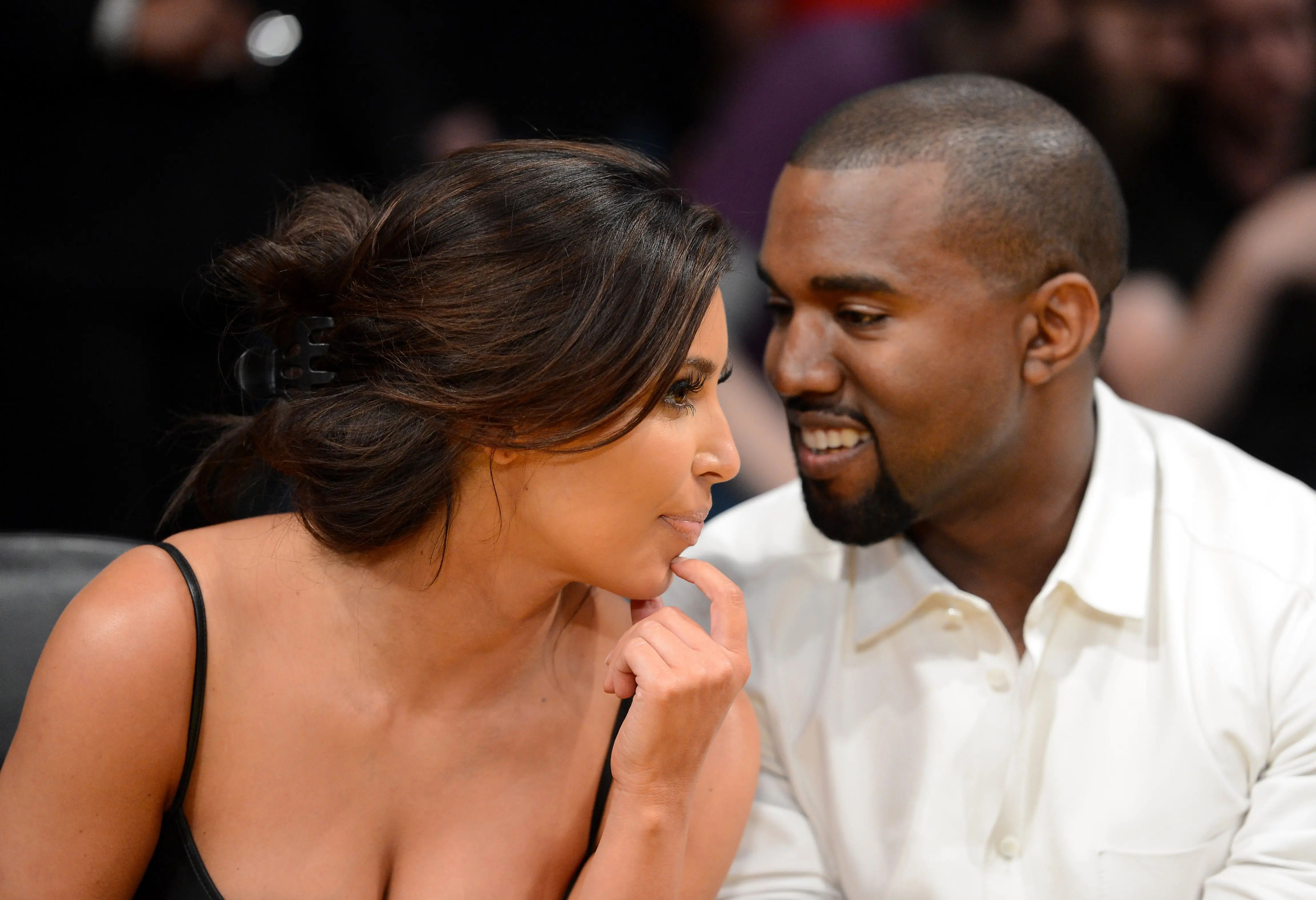  Kim Kardashian and Kanye West (Image via Getty)