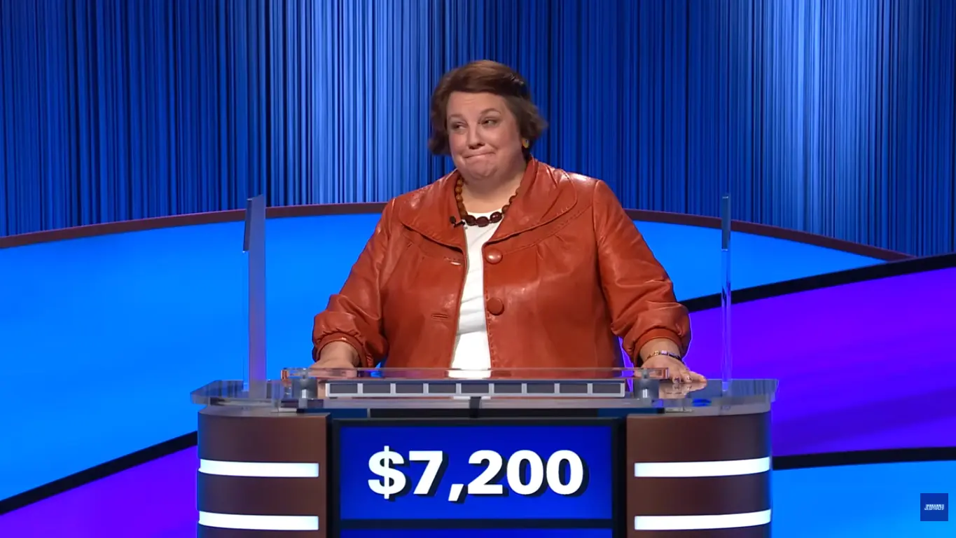 Jeopardy! contestant Nicole Haase (Image via YouTube official handle)