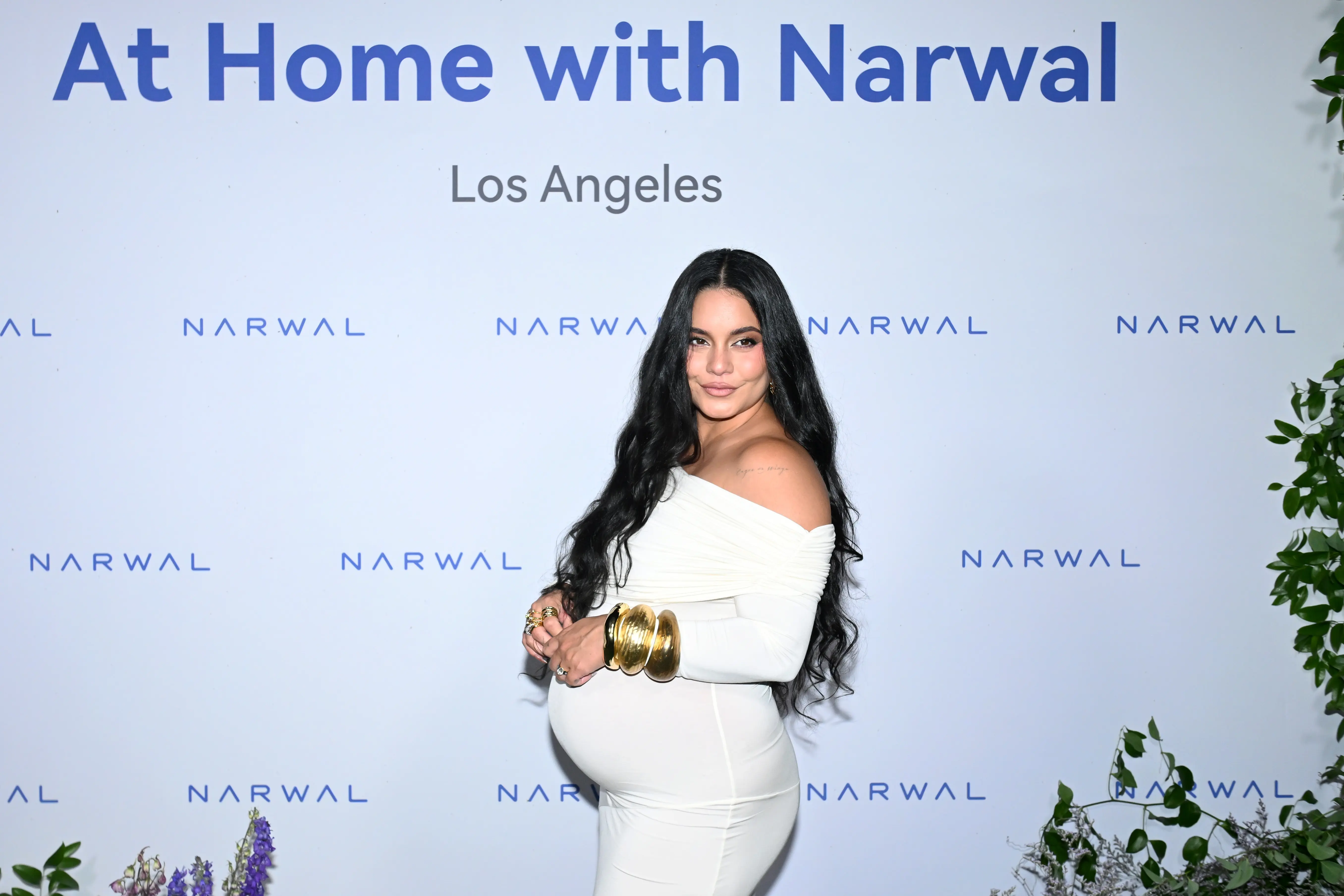WEST HOLLYWOOD, CALIFORNIA - AUGUST 21: Vanessa Hudgens attends At Home with Narwal's summer soiree on August 21, 2025 in Los Angeles, California. (Photo by Vivien Killilea/Getty Images for Narwal)