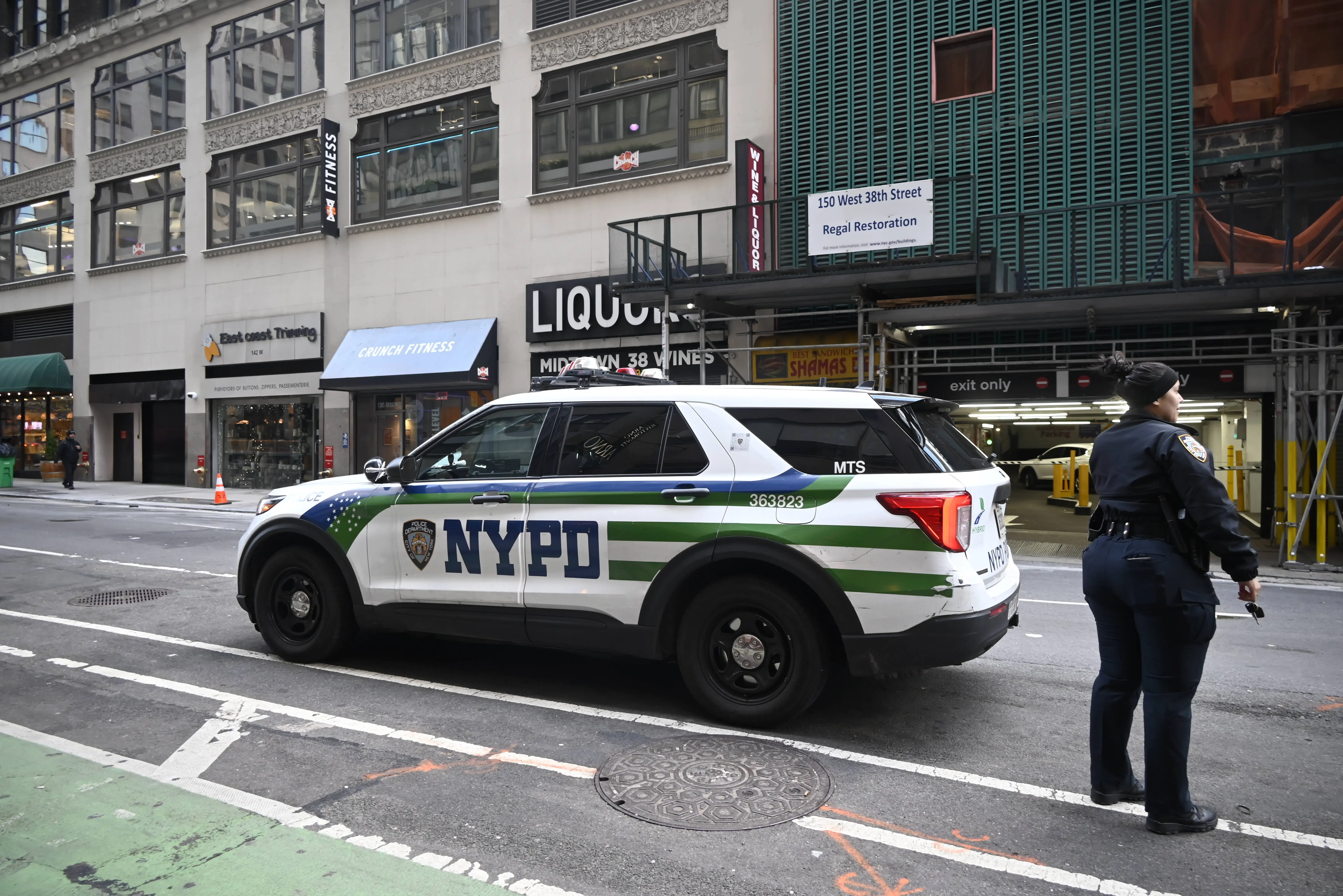 NYPD officers maintain a security cordon. (Representational Image) (Photo by Kyle Mazza/Anadolu via Getty Images)