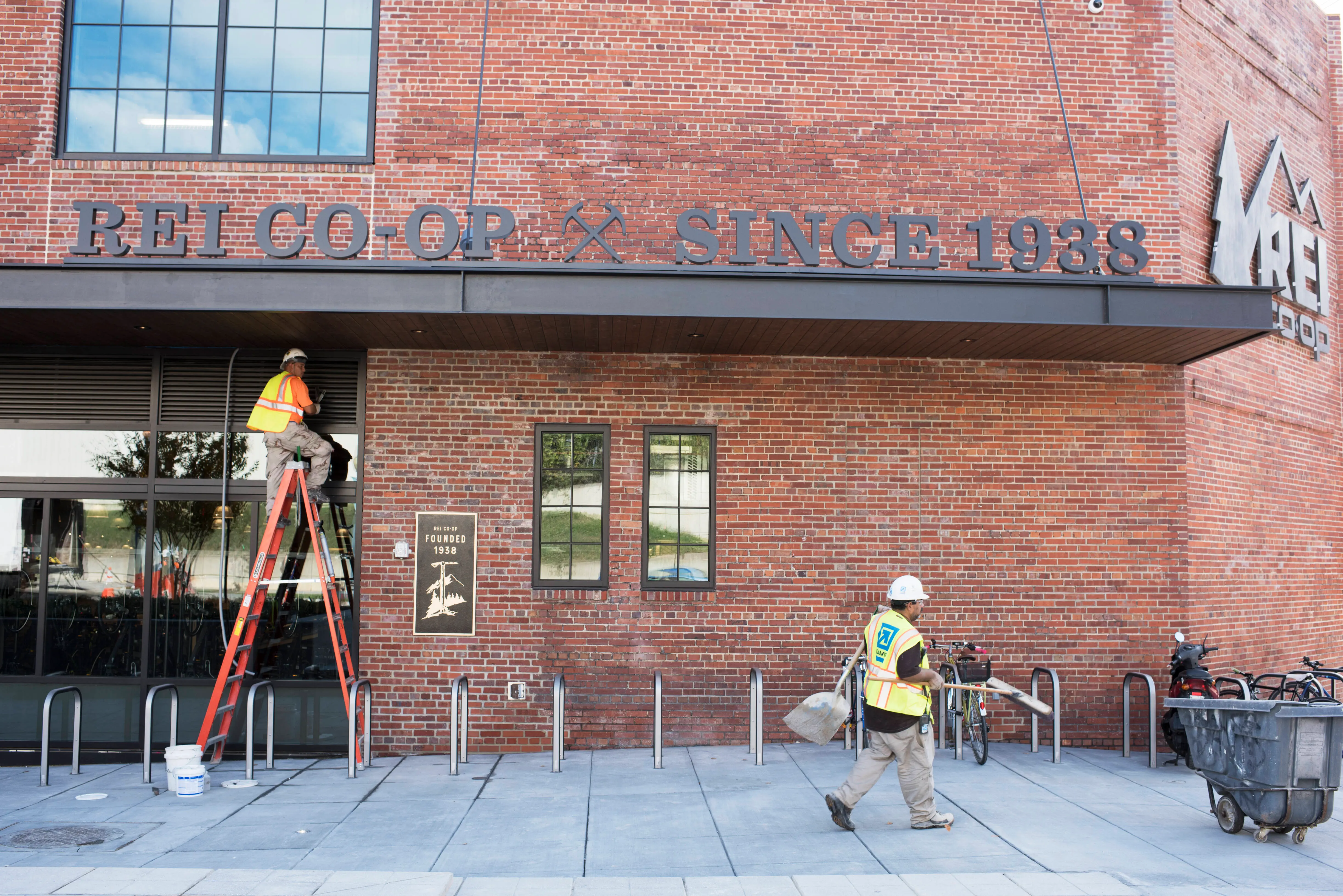 WASHINGTON, DC - OCTOBER 19: REI is opening it's first store in the District of Columbia, photographed on October 19, 2016. The grand opening is this Friday.REI, the Seattle-based outdoor gear/lifestyle store is opening a Washington, DC location, it's first. It has several store in the suburbs. (Photo by Marvin Joseph/The Washington Post via Getty Images)