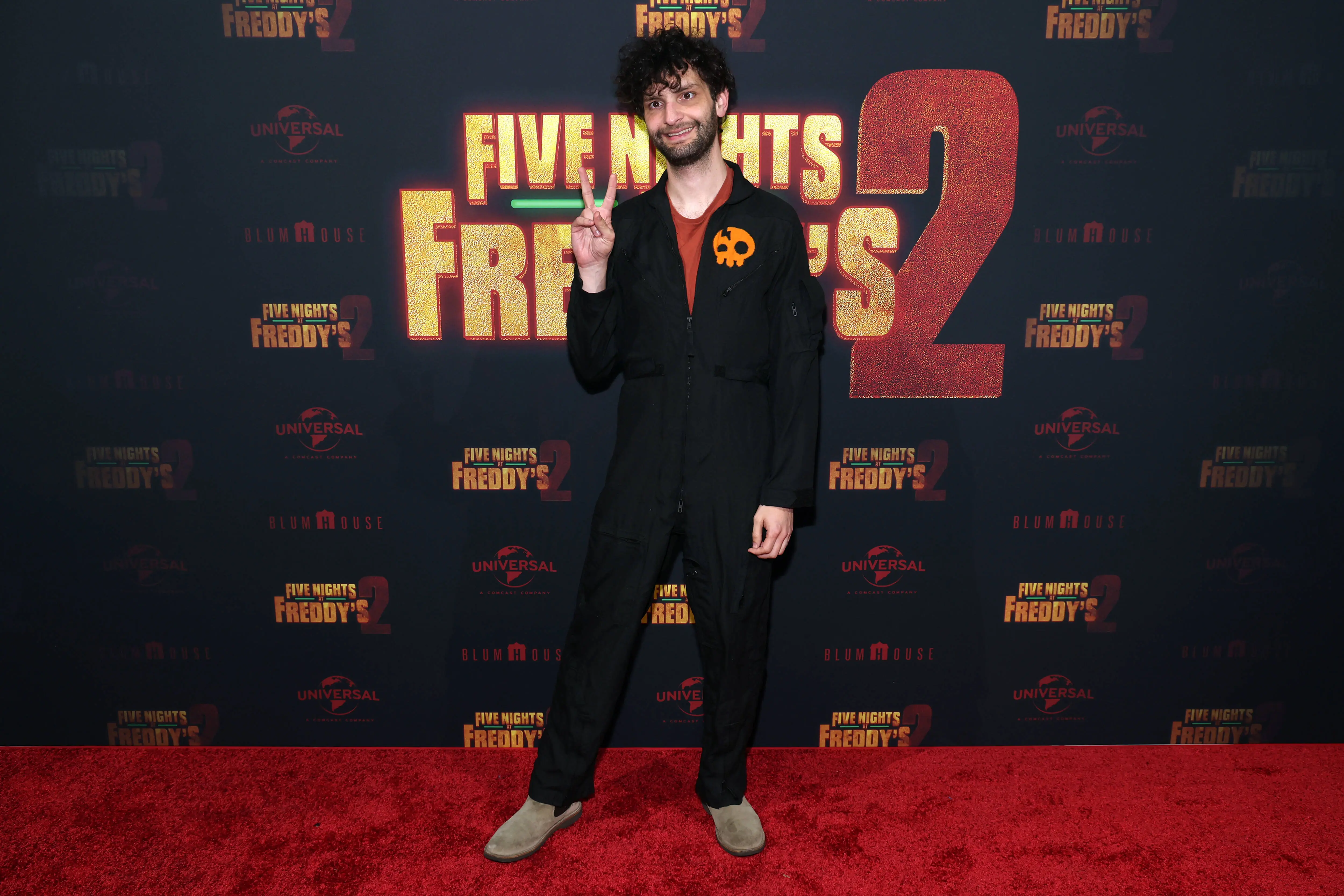 UNIVERSAL CITY, CALIFORNIA - OCTOBER 27: Yoav Landau arrives as Universal Pictures and Blumhouse present a "Five Nights at Freddy's 2" celebration on the Universal Lot in Los Angeles, CA on October 27, 2025. (Photo by Phillip Faraone/Getty Images for Universal Pictures and Blumhouse )