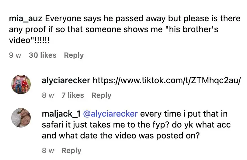 Users speculating under Will Austin's final post (Image via Instragram/@will.austinn)