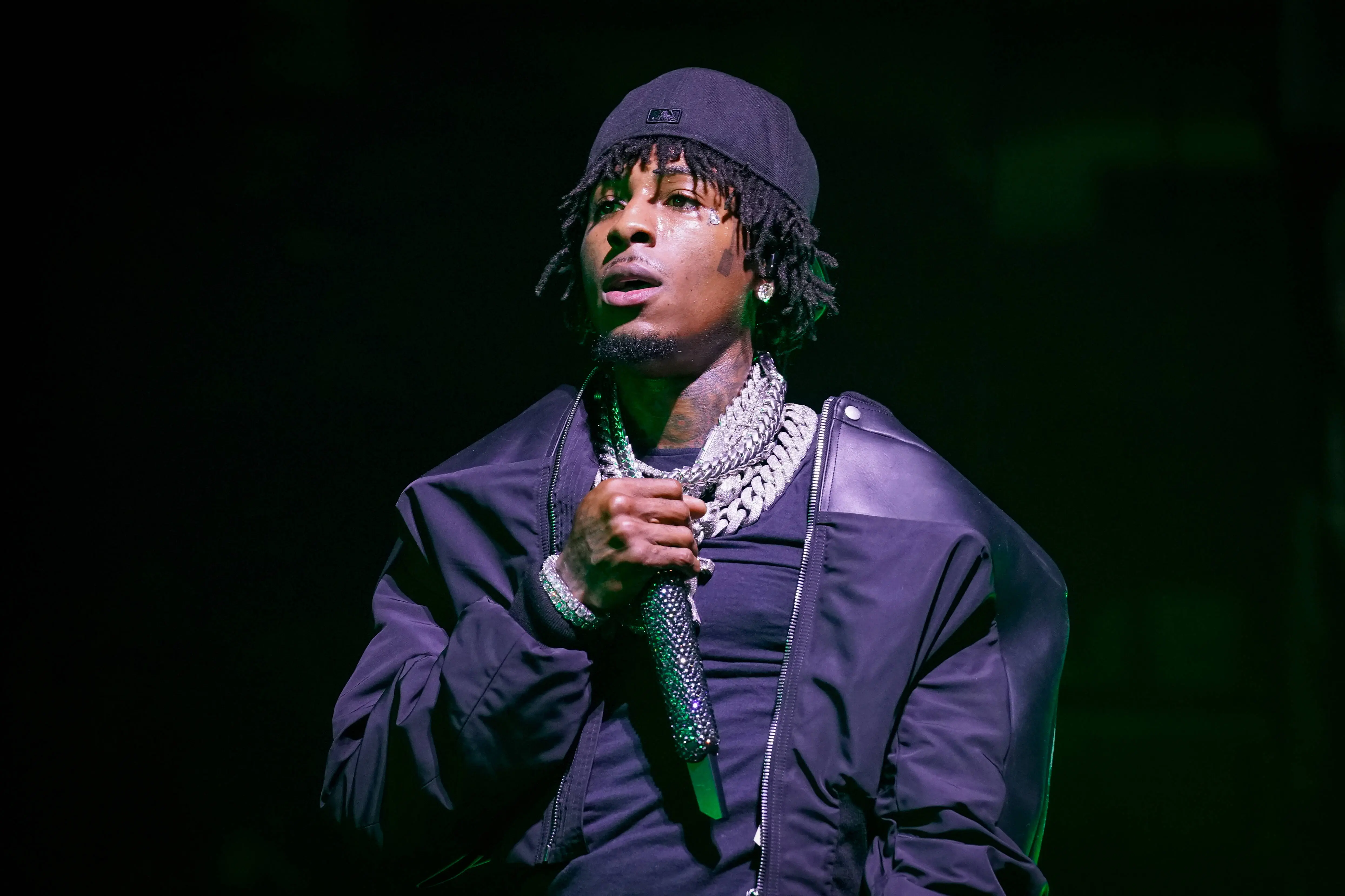 NBA YoungBoy performs onstage during the MASA TOUR at State Farm Arena on October 15, 2025 in Atlanta, Georgia. (Photo by Julia Beverly/Getty Images)