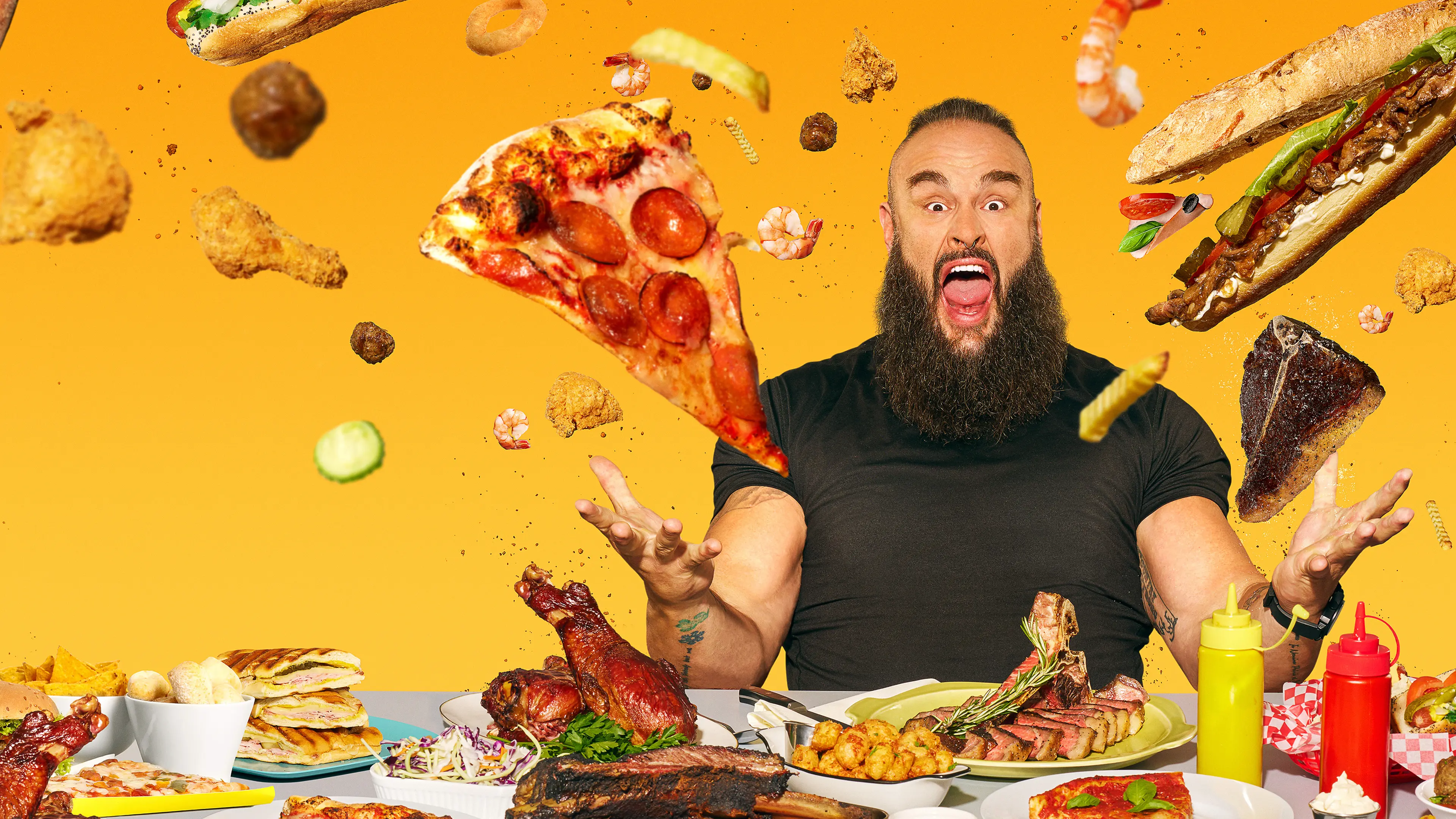 Everything on the Menu With Braun Strowman (Image via Prime Video)