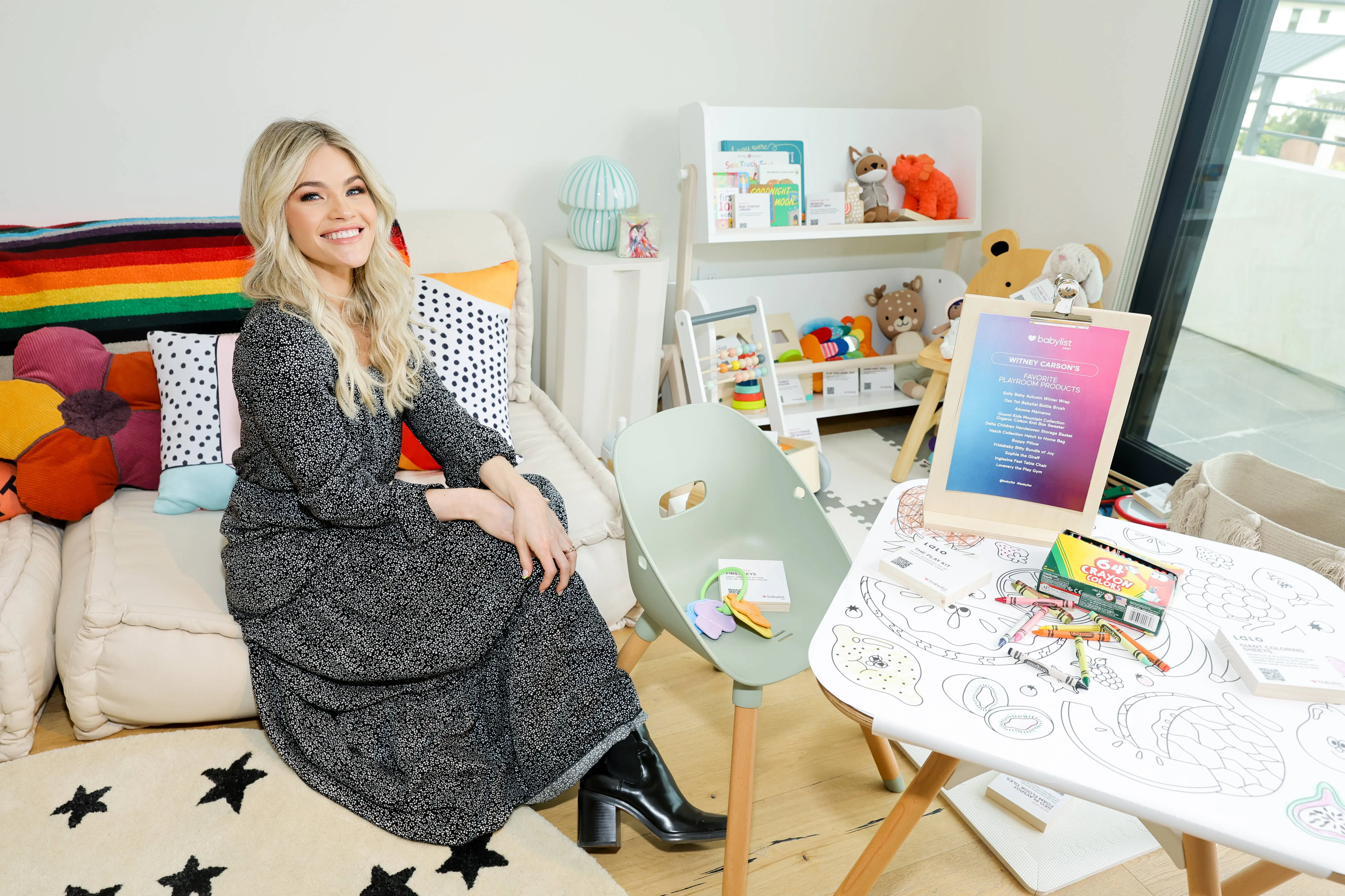 Witney Carson attends Babylist Cribs on January 12, 2022 in Los Angeles, California (Image via Getty)