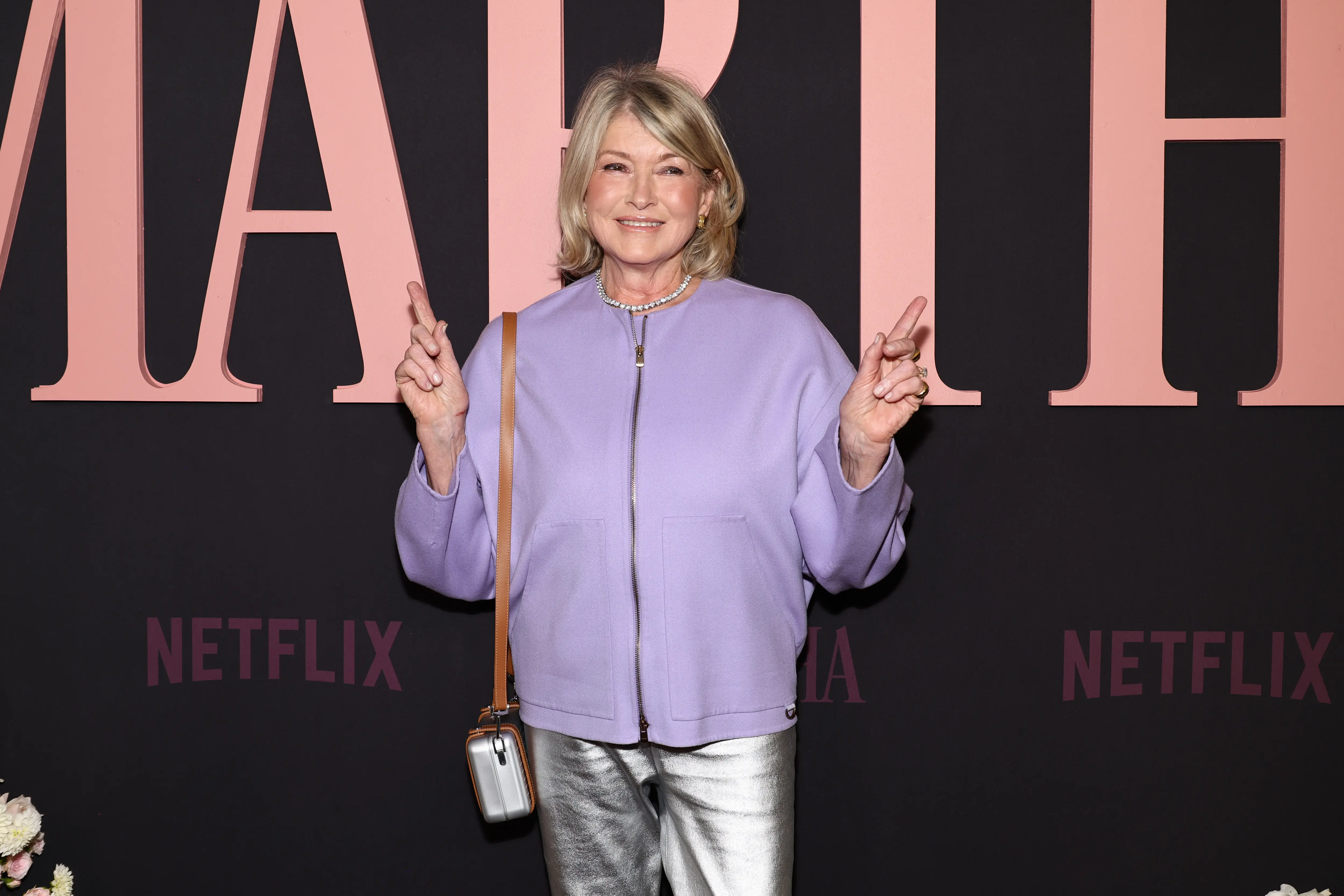 NEW YORK, NEW YORK - OCTOBER 21: Martha Stewart attends Netflix's "Martha" premiere at Paris Theater on October 21, 2024 in New York City. (Photo by Arturo Holmes/Getty Images)