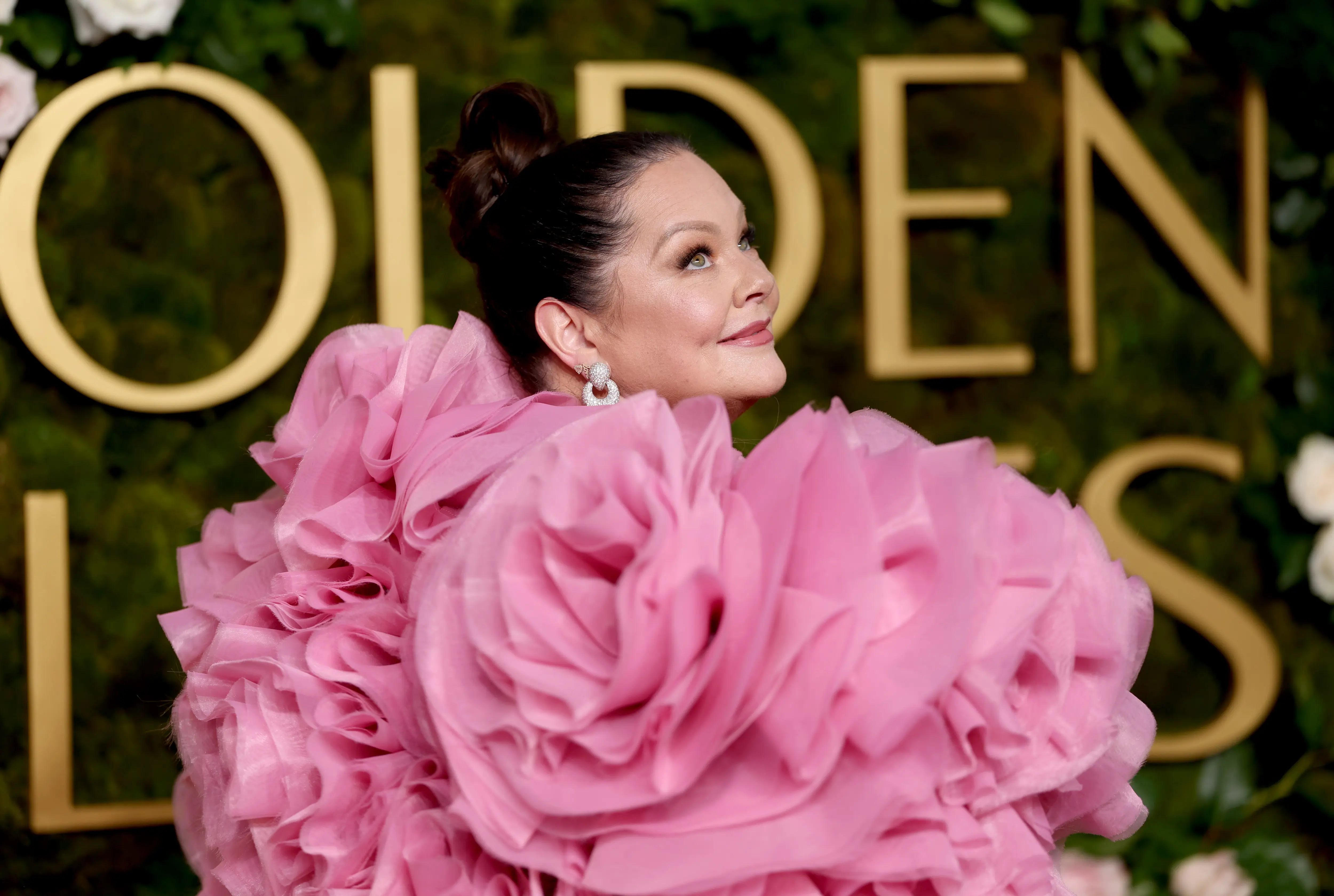 BEVERLY HILLS, CALIFORNIA - JANUARY 05: Melissa McCarthy attends the 82nd Annual Golden Globe Awards at The Beverly Hilton on January 05, 2025 in Beverly Hills, California. (Photo by Matt Winkelmeyer/WireImage)