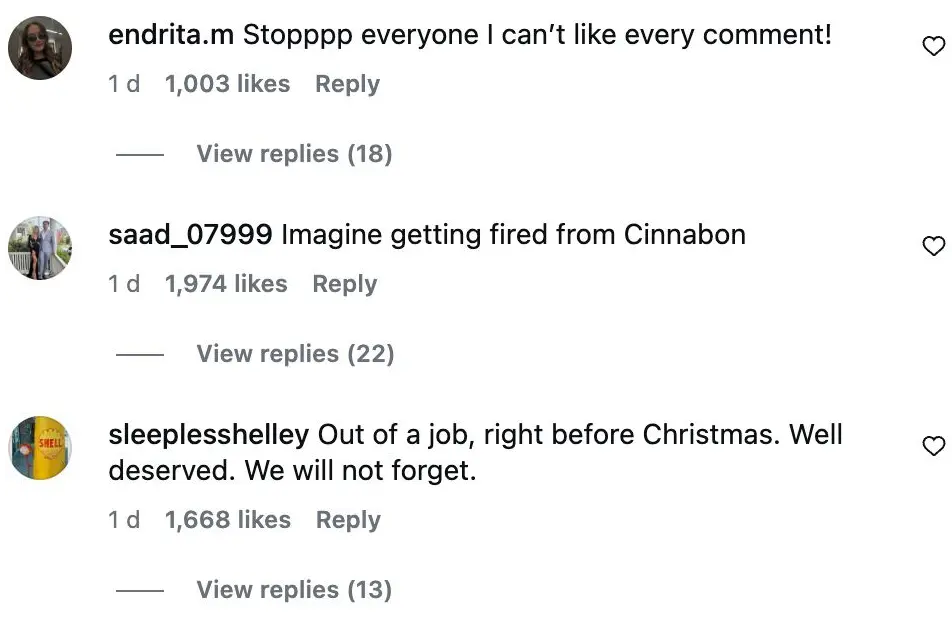 Netizens flocked Crystal Terese's Instagram, leaving behind comments slamming her racist rant (Image via Instagram/@skygirlrain)