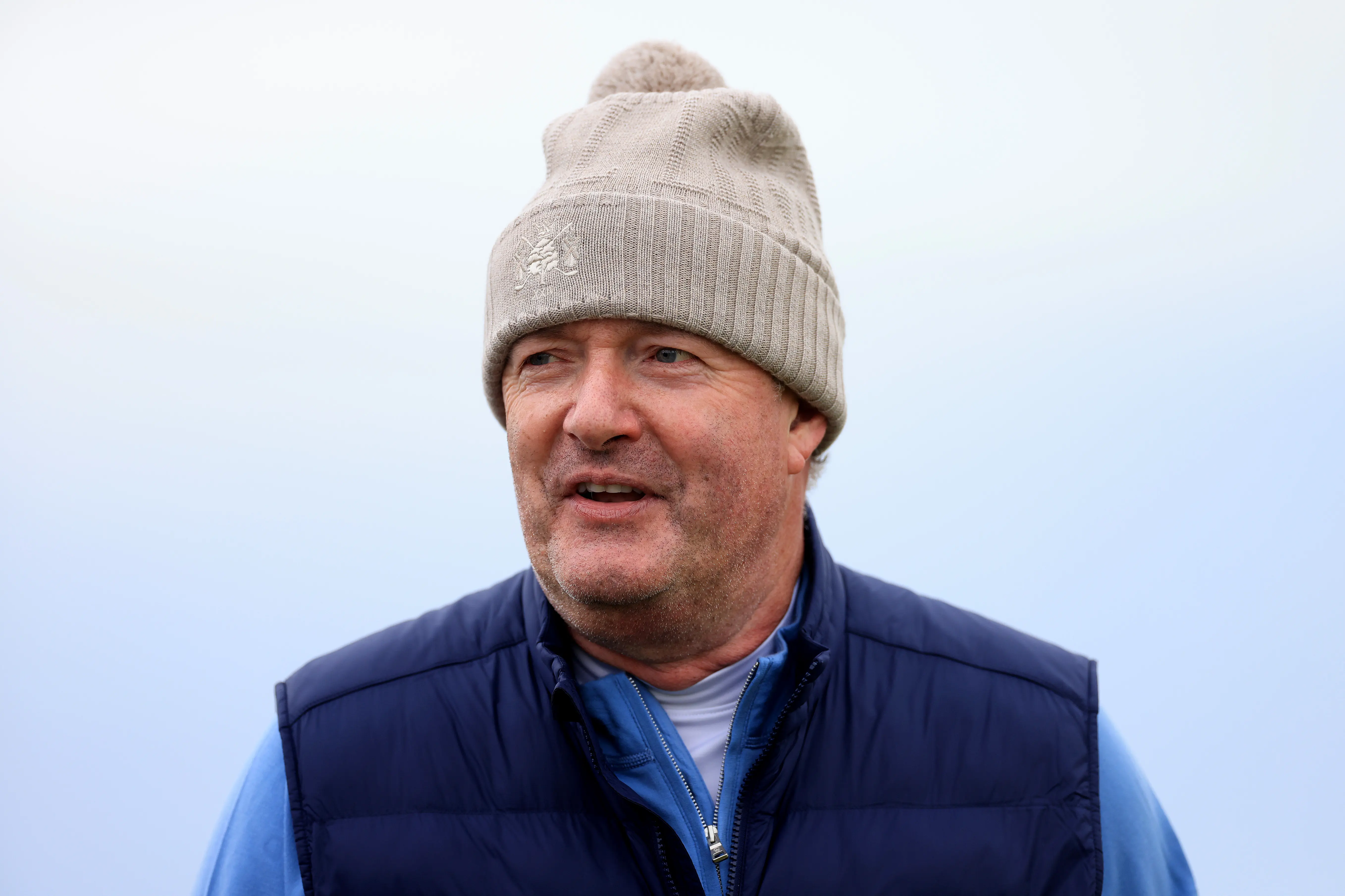 Piers Morgan asked Nick Fuentes why he has not tied the knot until now (Image via Getty)