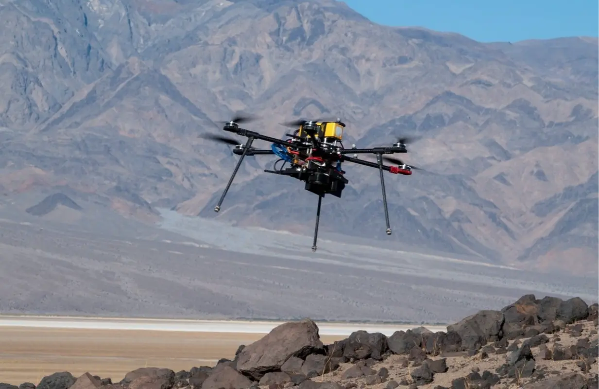 One of three JPL drones (Image via JPL NASA)