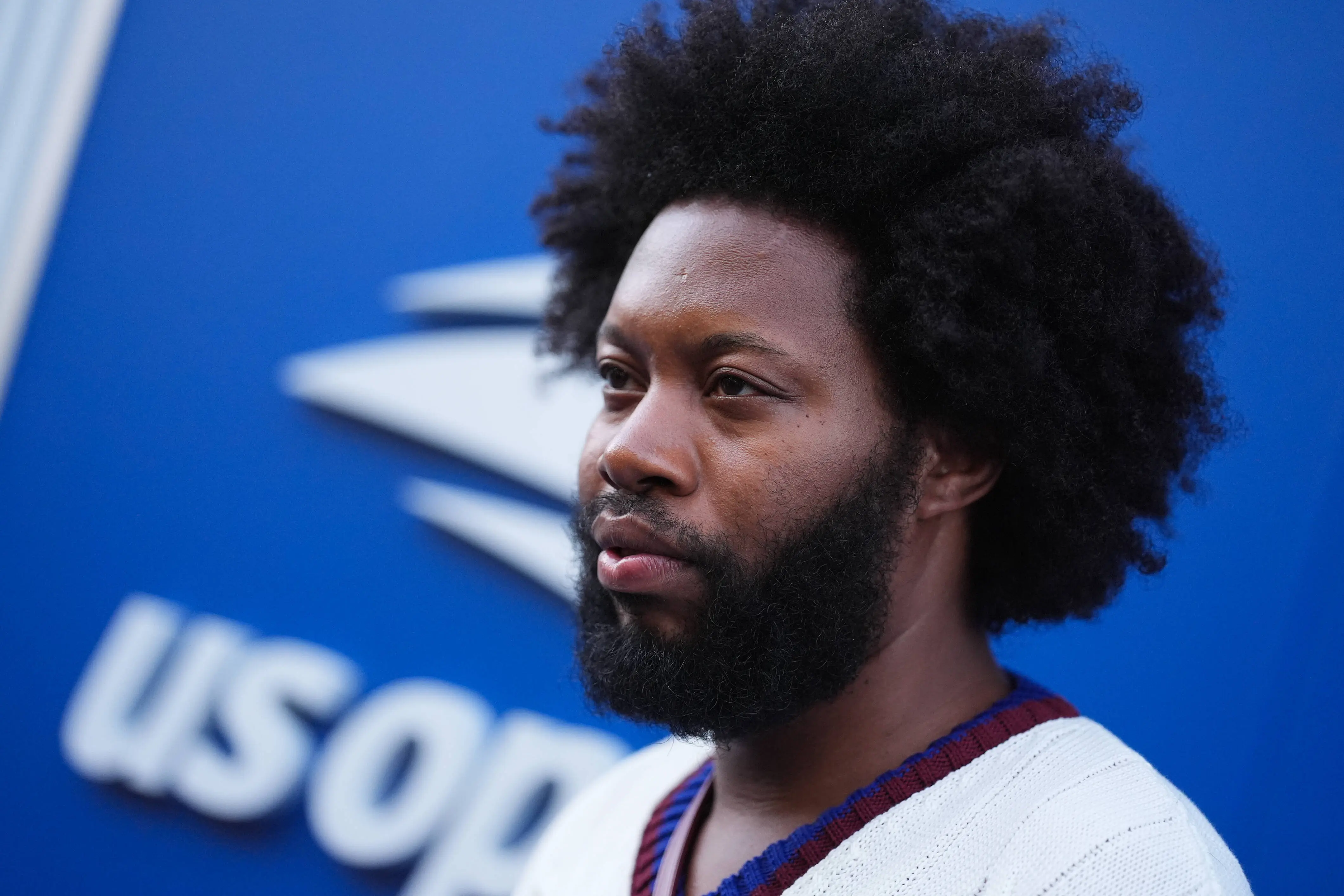 Jeremy O. Harris attends the US Open Tennis Championship at the USTA Billie Jean King National Tennis Center on September 02, 2025 in New York City. (Photo by John Nacion/Getty Images)